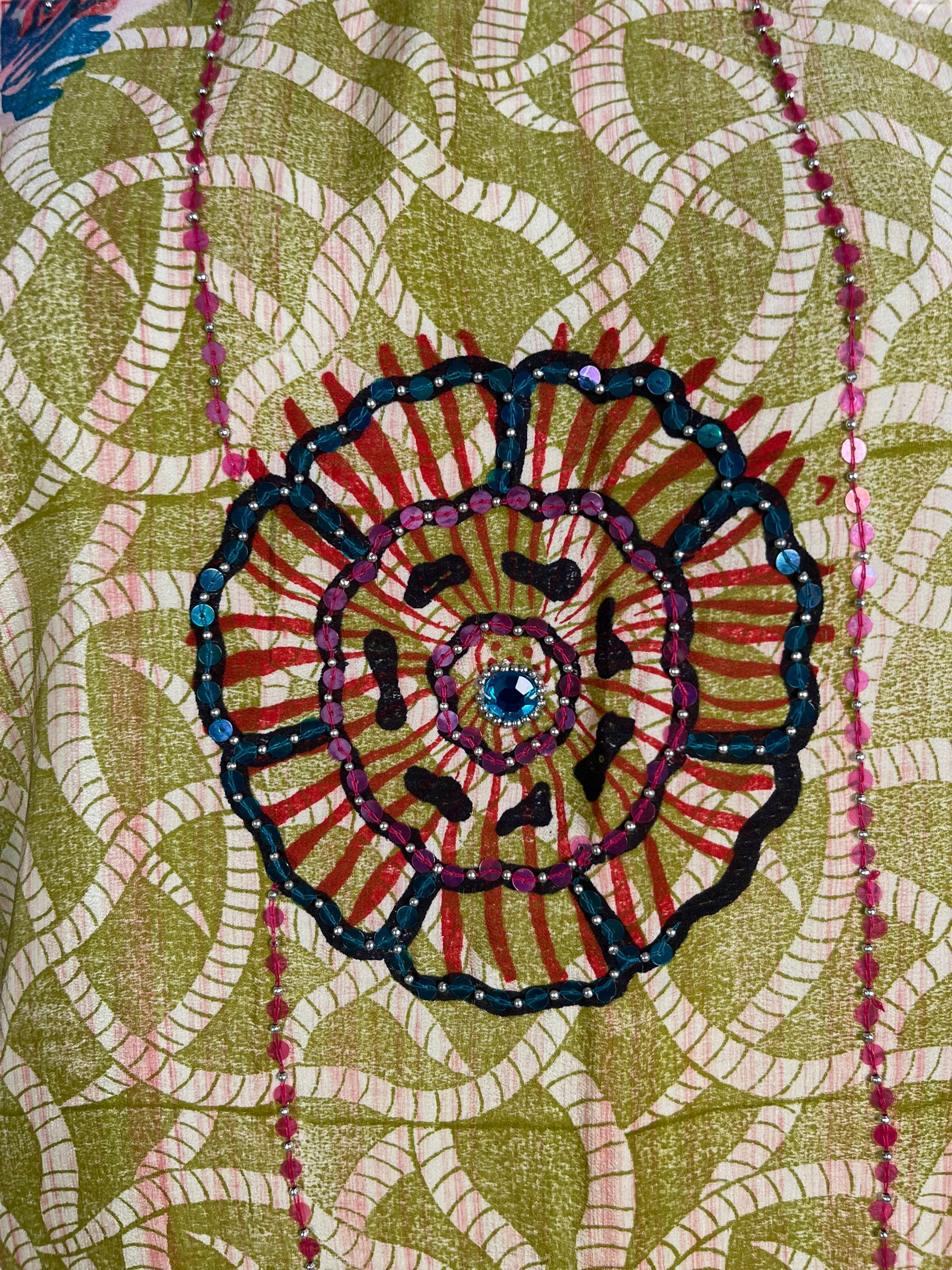 PRC6155 Avatar Pure Silk Boxy Top