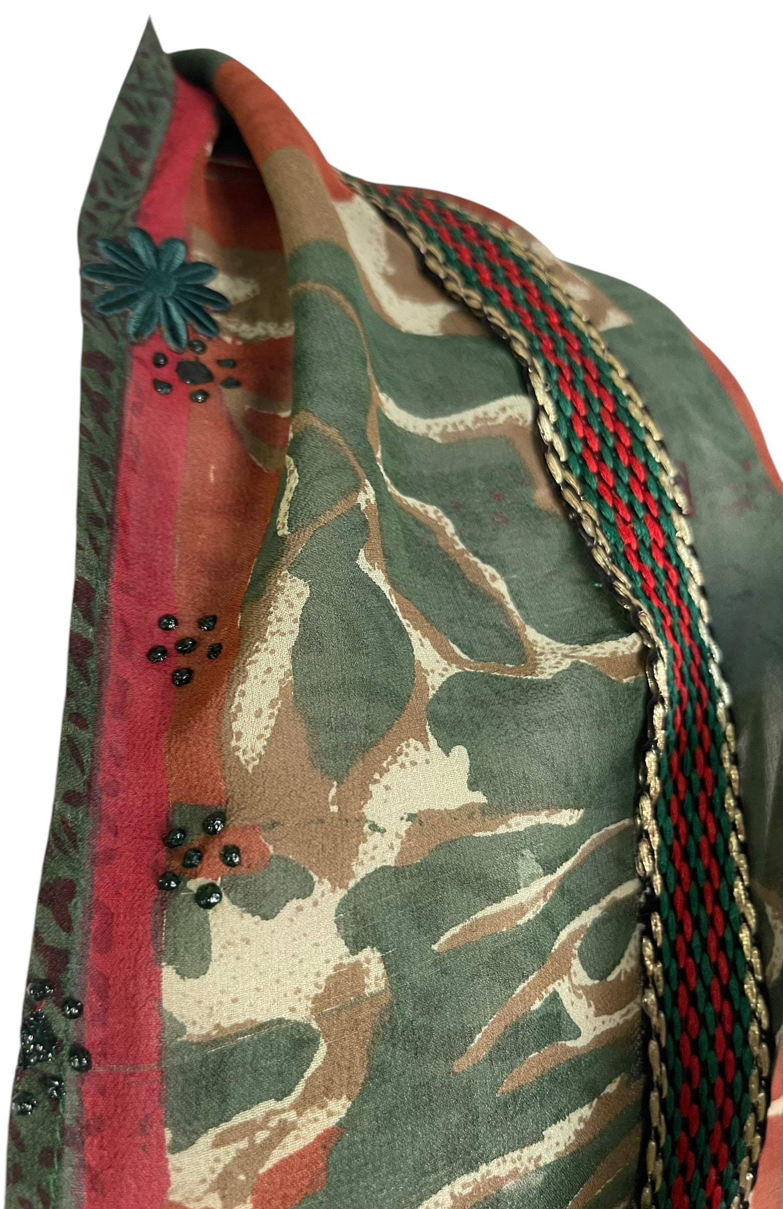 PRG6644 Sheer Wabi Sabi Pure Silk Shrug