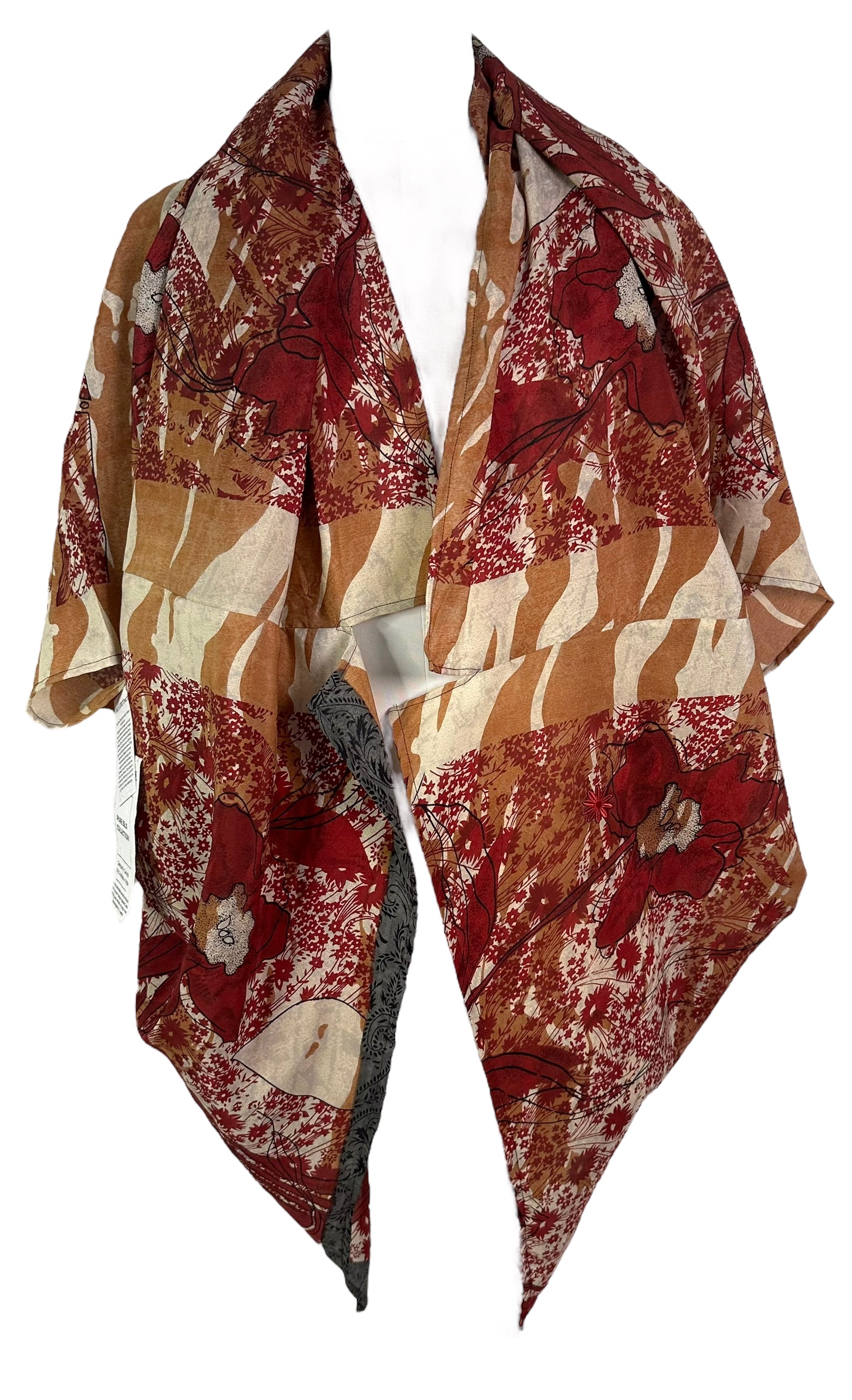 PRC6663 Avatar Pure Silk Cardigan