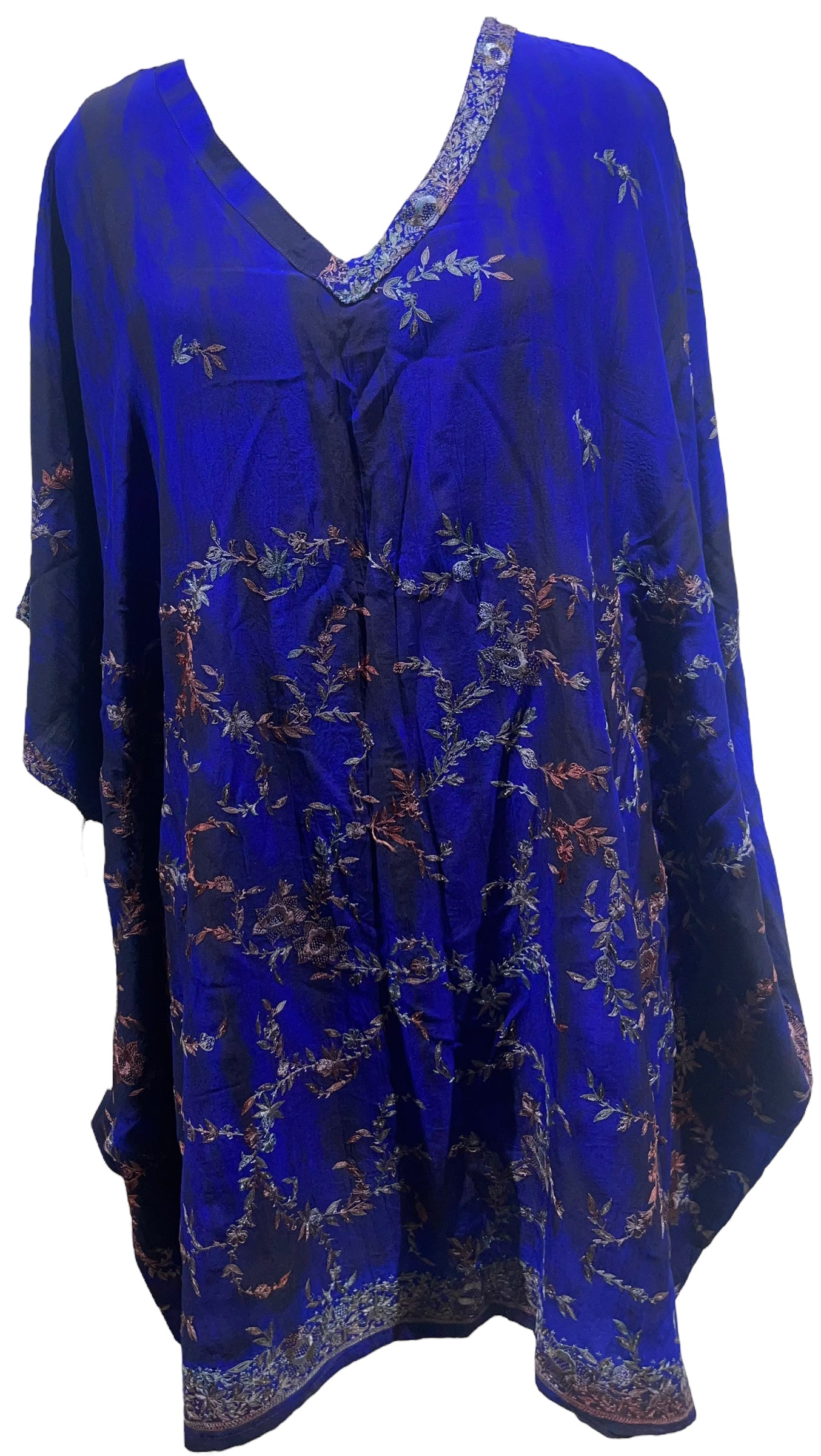 PRC5067 Nirvana Pure Silk Short Kaftan Tunic