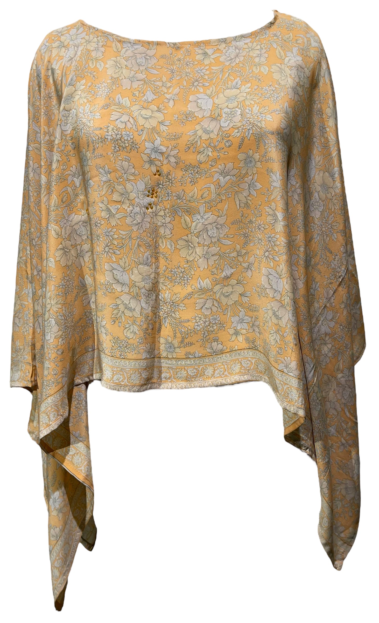 PRC4765 Avatar Pure Silk Capelet Poncho