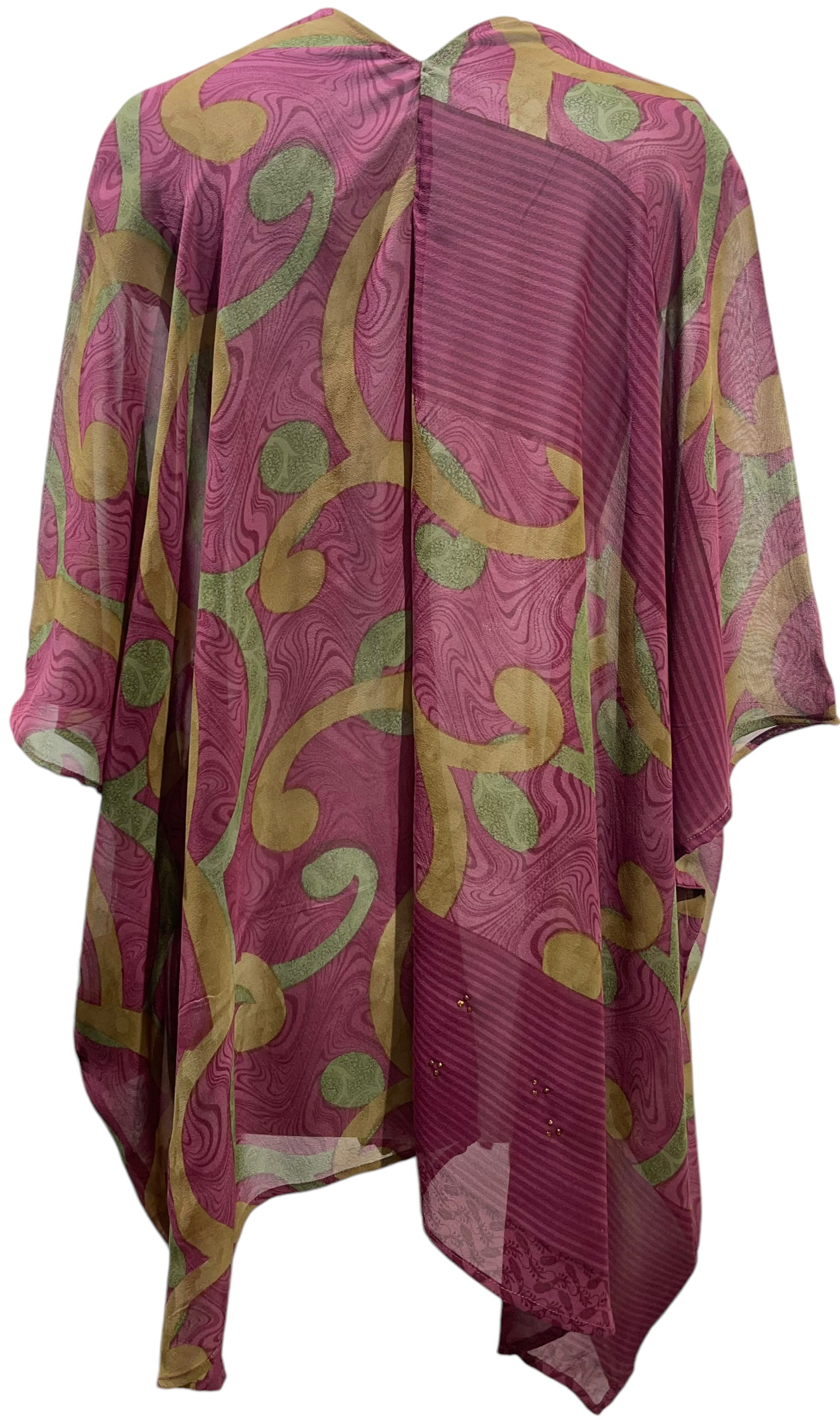 PRG5713 Sheer Avatar Pure Silk Cardigan