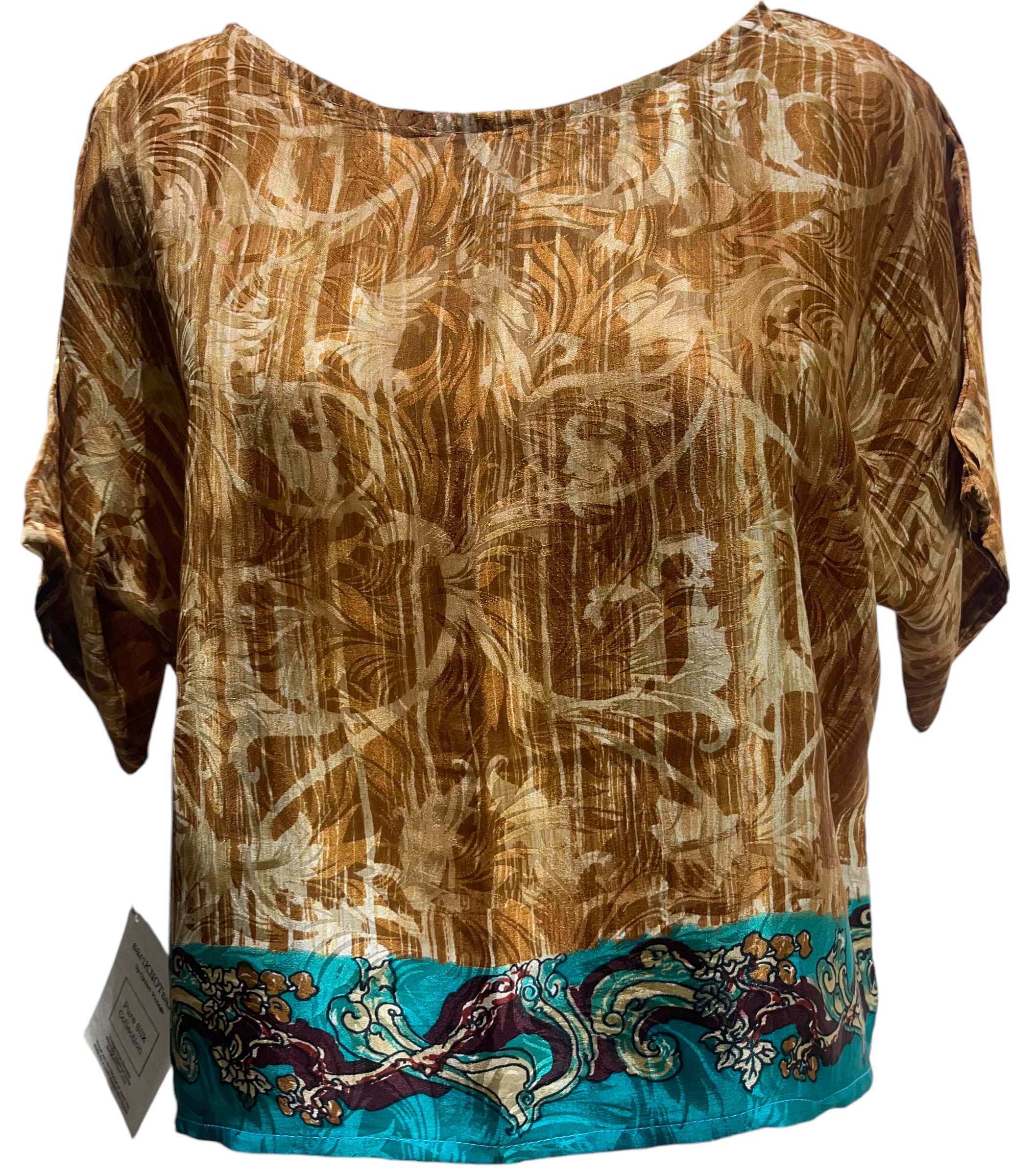 PRC4814 Avatar Pure Silk Boxy Top