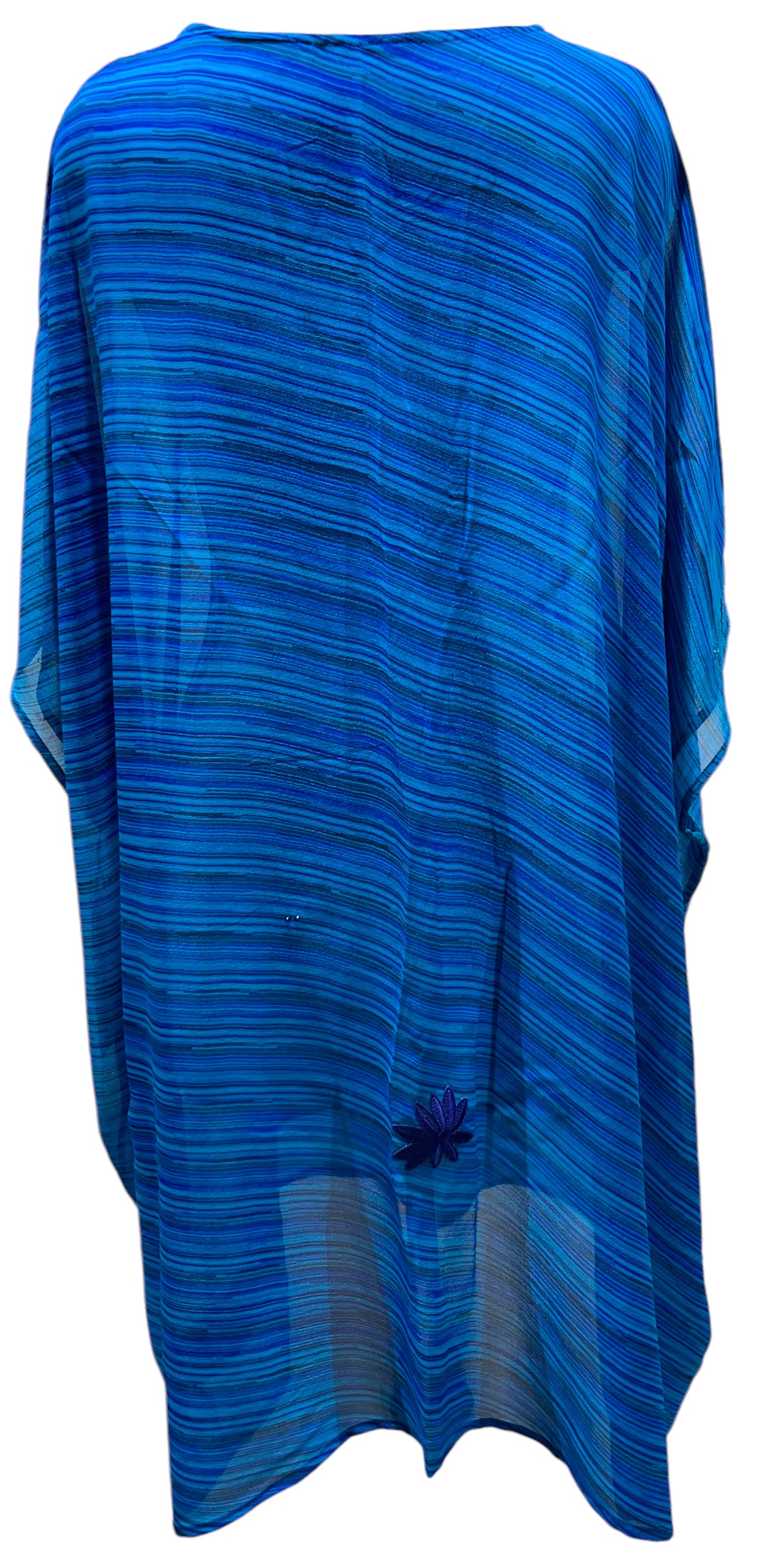 PRG5388 Sheer Avatar Pure Silk Midi Length Kaftan