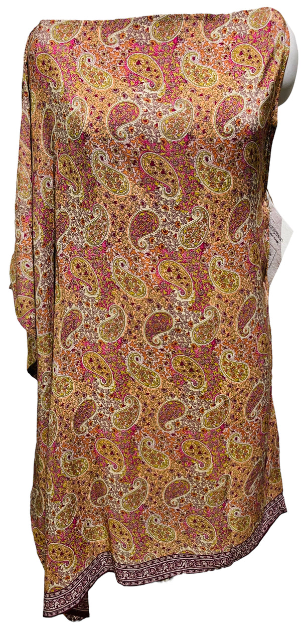 PRC3523 Nirvana Pure Silk One Shoulder Dress