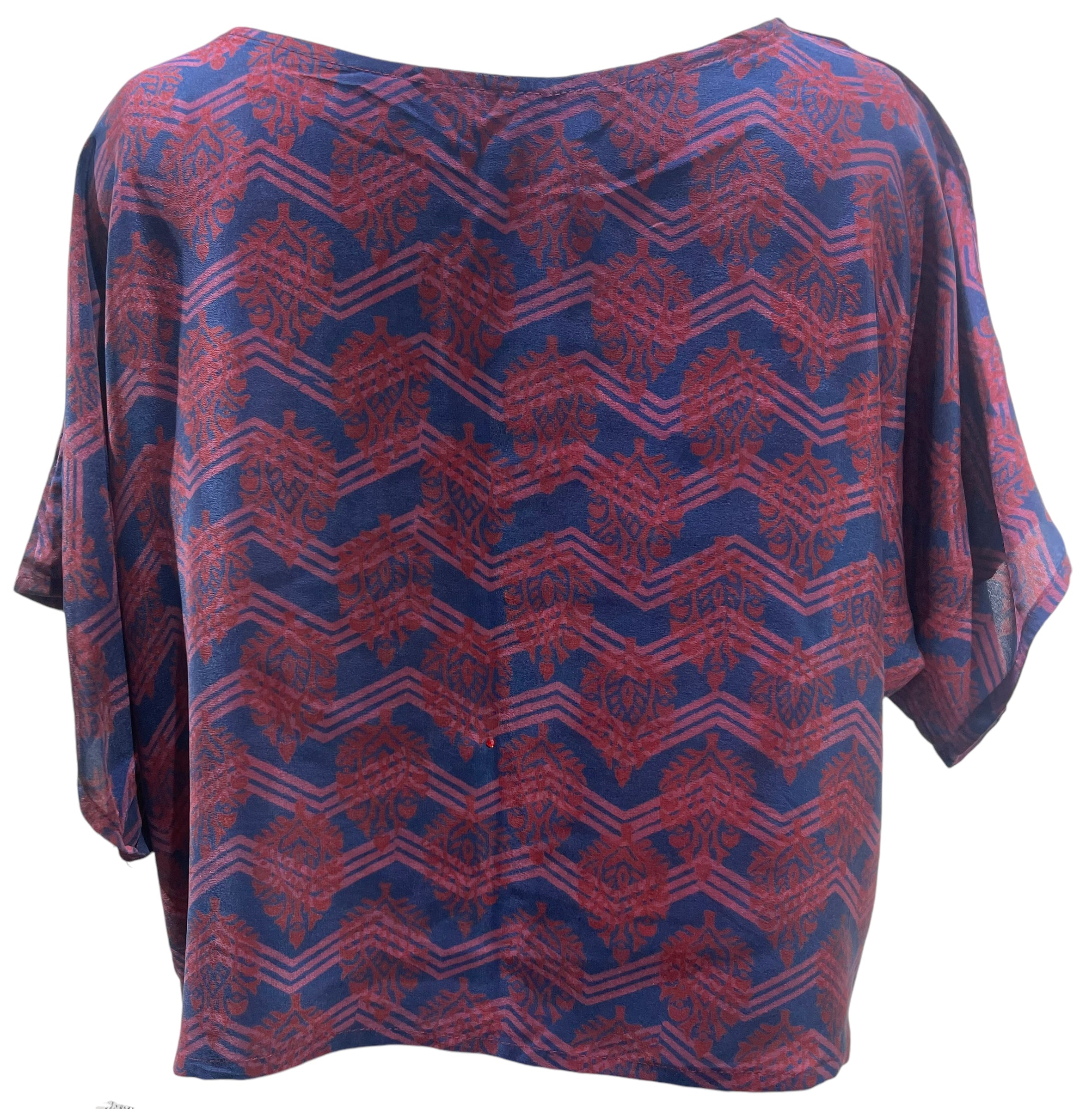 PRC4756 Avatar Pure Silk Boxy Top