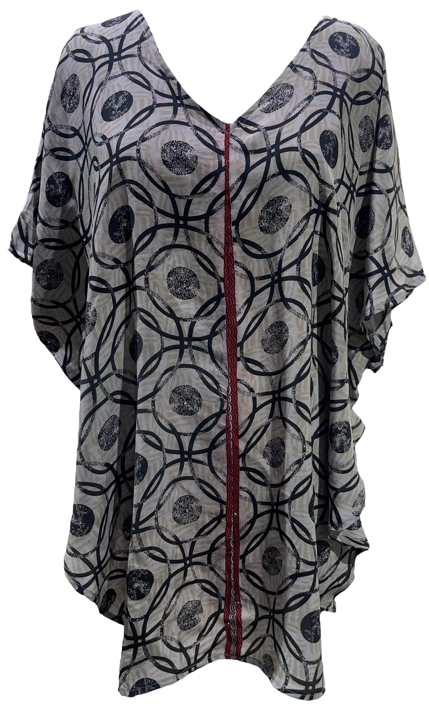 PRC5692 Wabi Sabi Pure Silk Waterfall Top