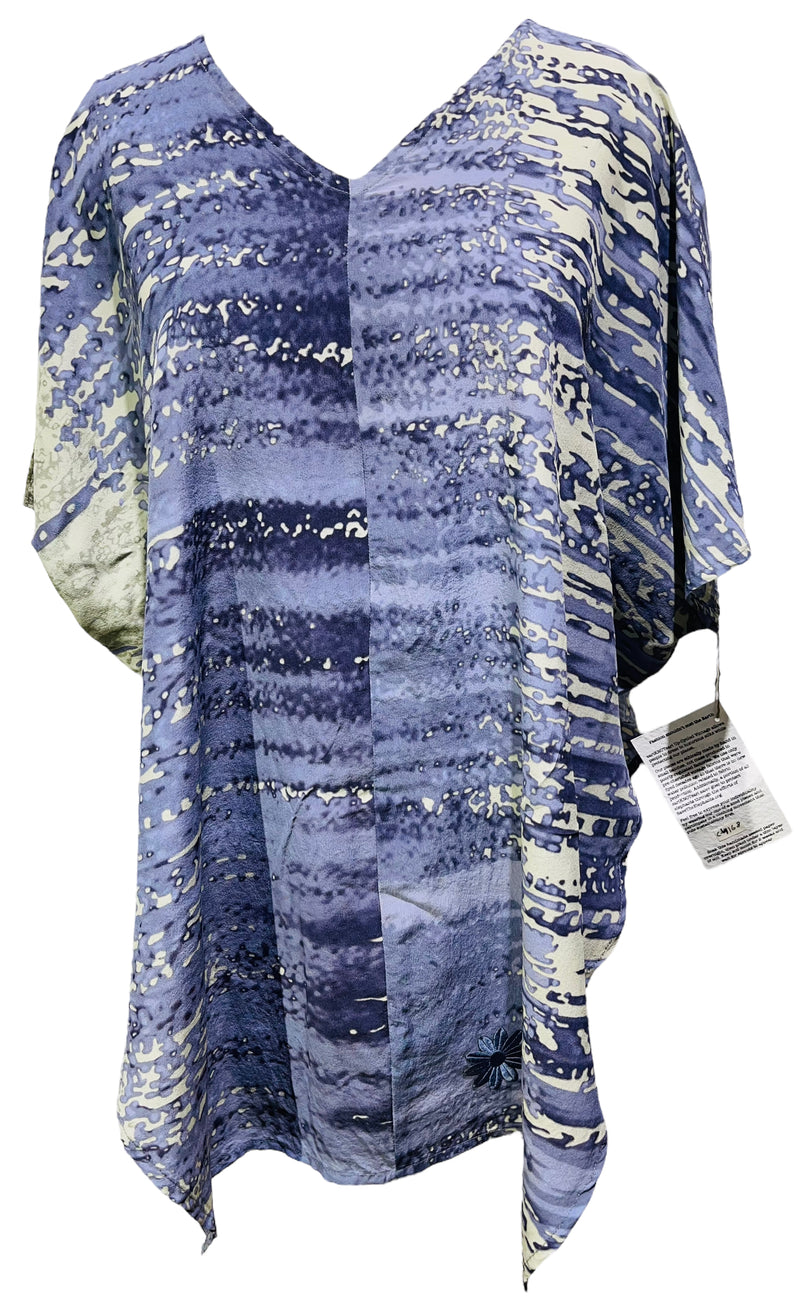 PRC4168 Avatar Pure Silk Waterfall Top