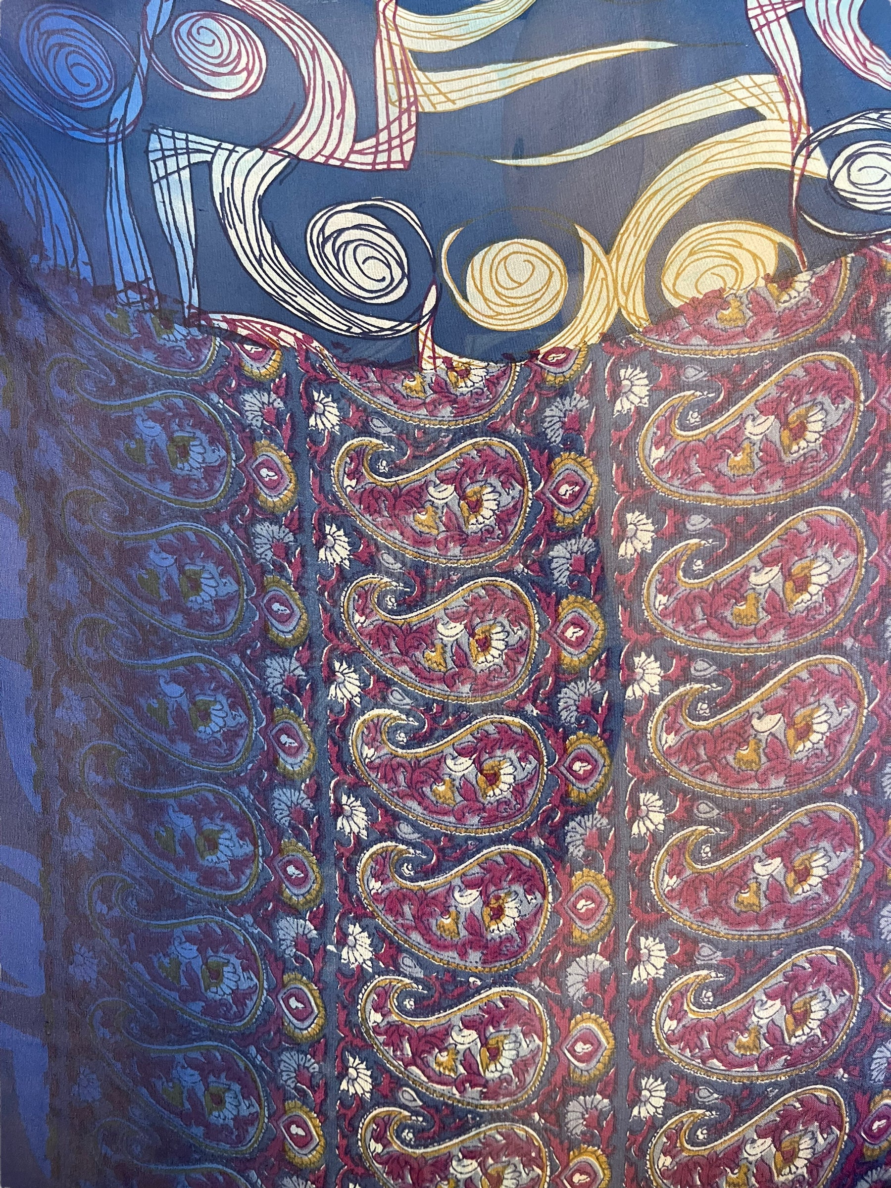 STAFF HOLDS PRG6282 Sheer Wabi Sabi Pure Silk Cardigan