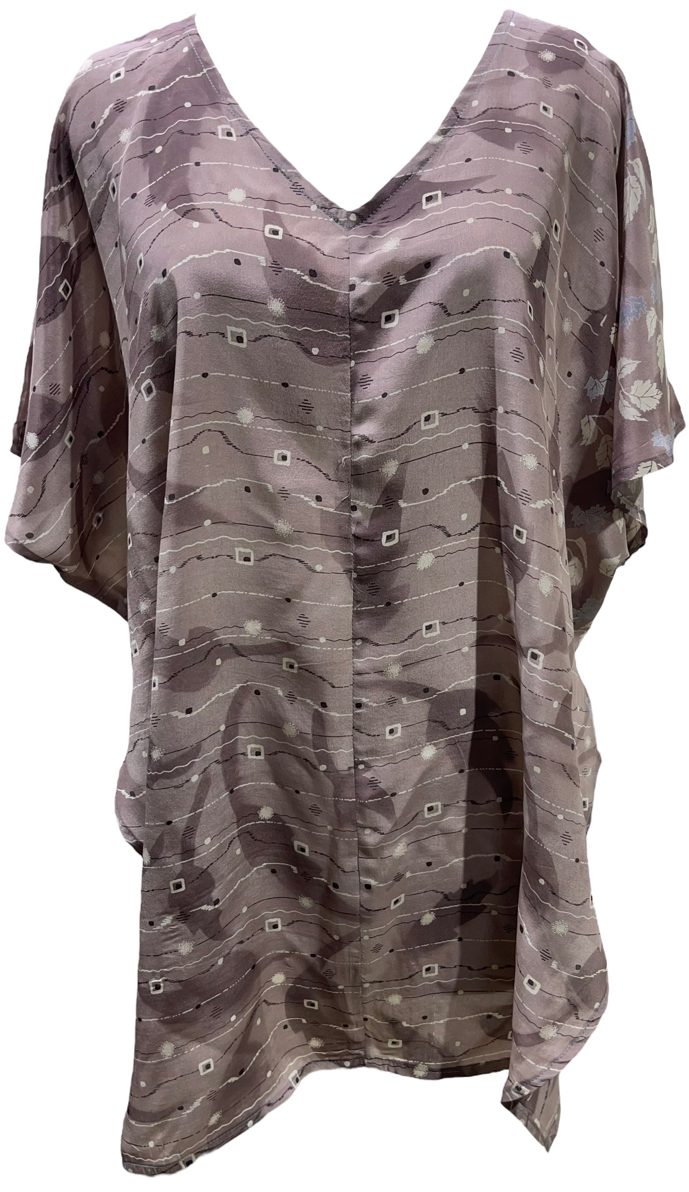 PRC5696 Wabi Sabi Pure Silk Waterfall Top