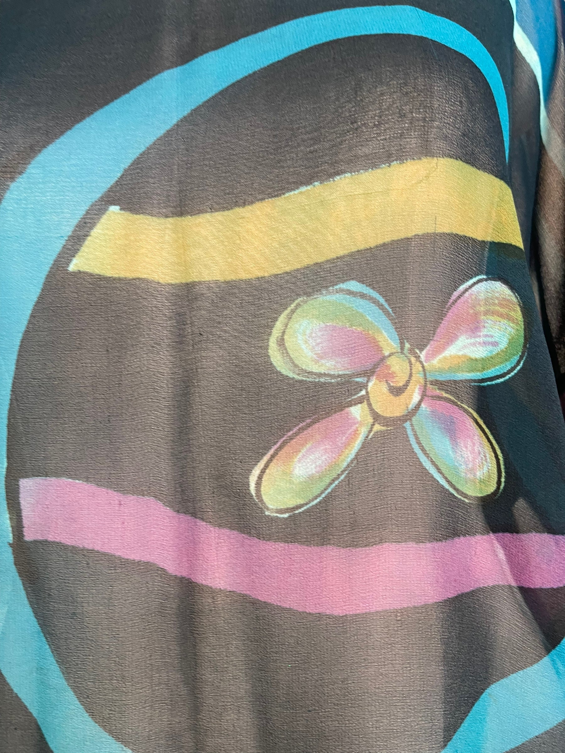 PRG6142 Sheer Wabi Sabi Pure Silk Boxy Top