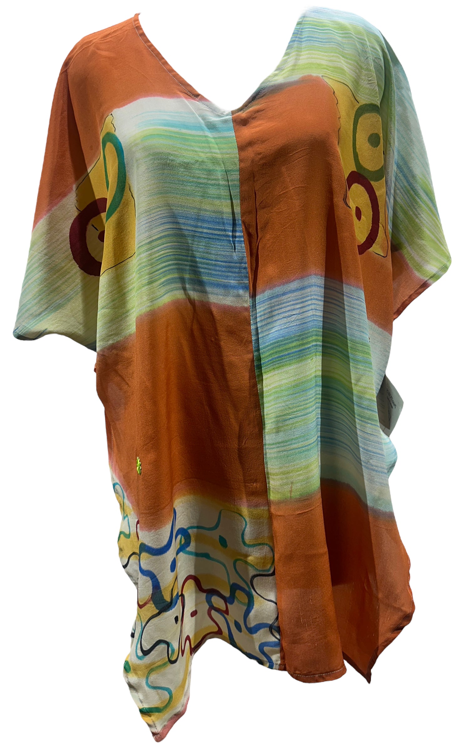 PRC5193  Wabi Sabi Pure Silk Waterfall Top