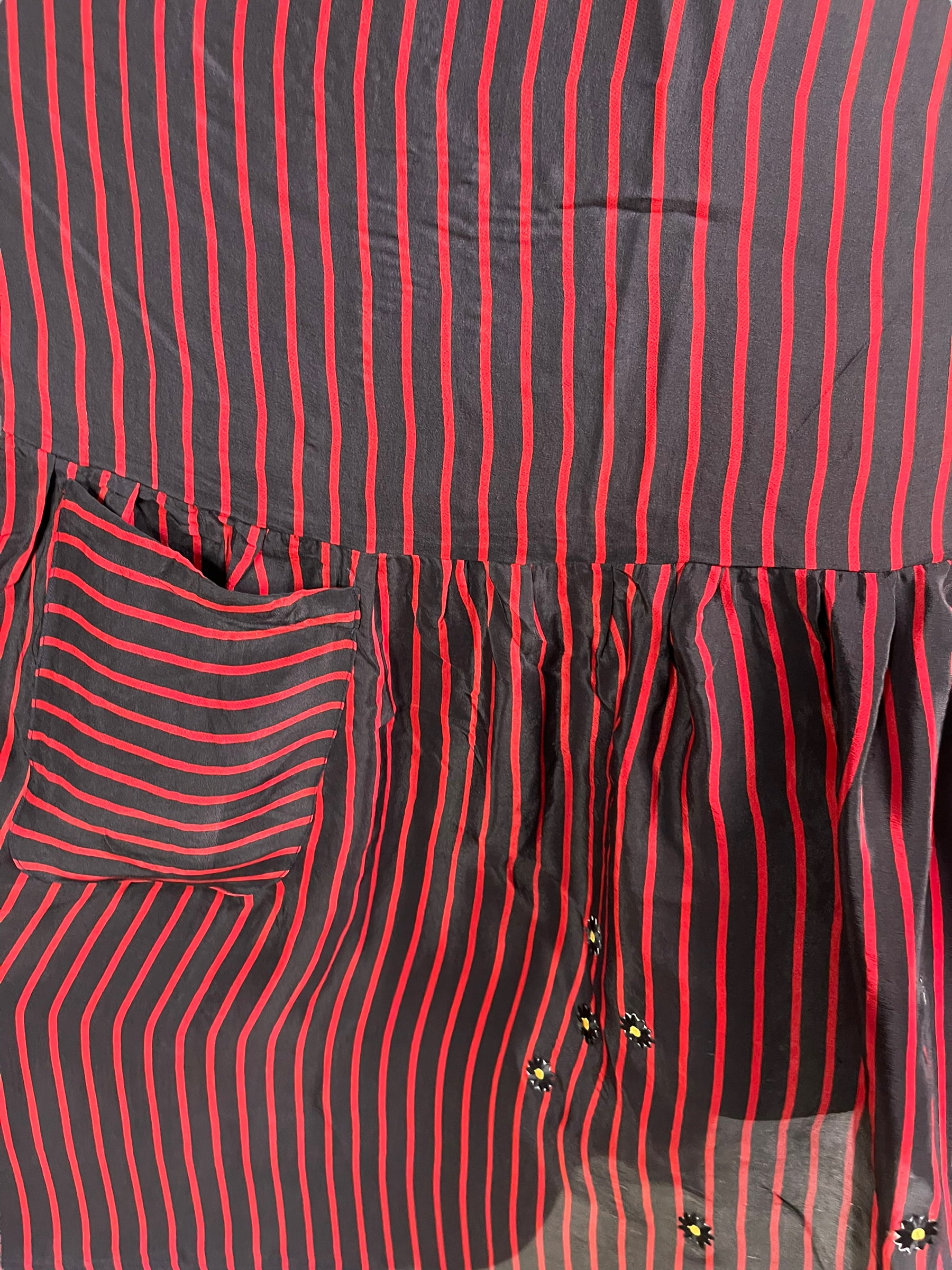 PRC6380 Wabi Sabi Pure Silk Boxy Babydoll Dress