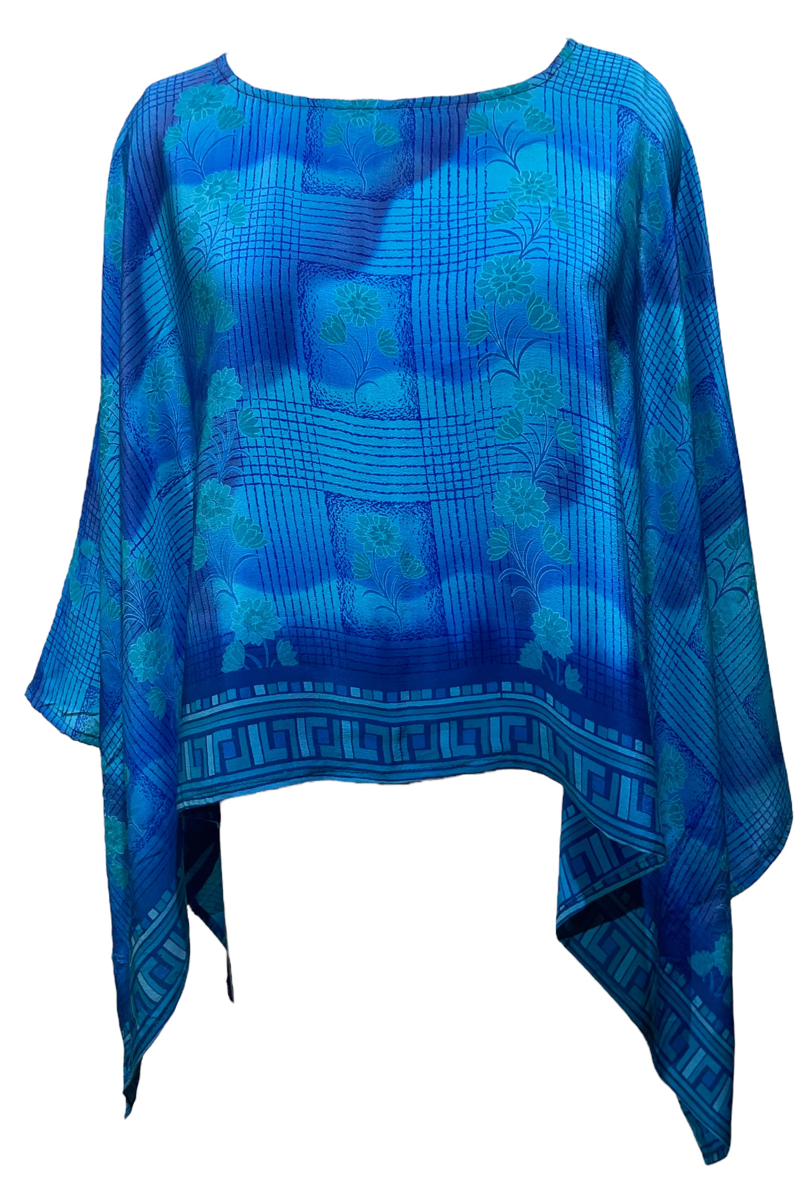 PRC4682 Avatar Pure Silk Capelet Poncho