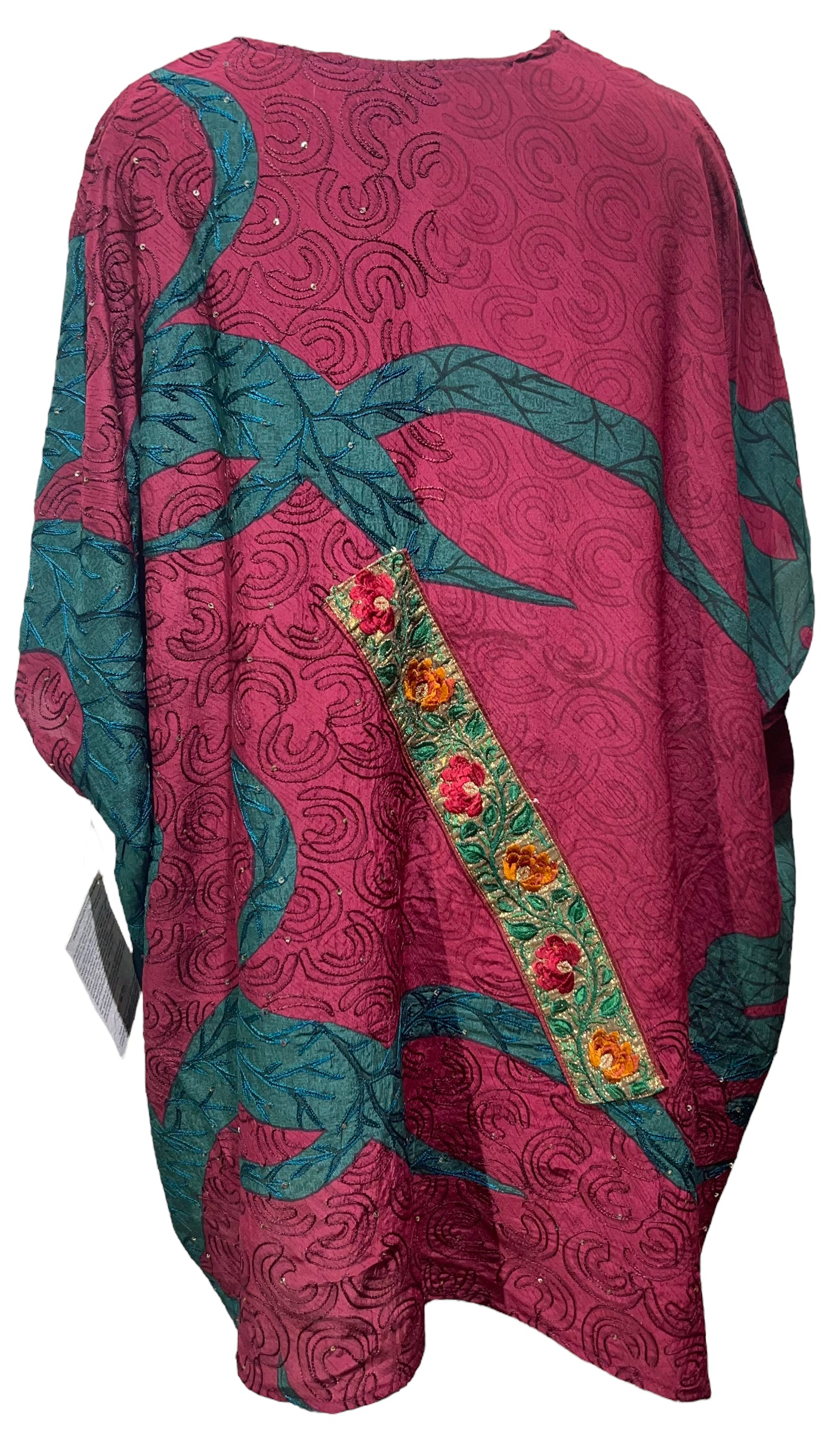 PRC4690 Avatar Pure Silk Short Kaftan Tunic