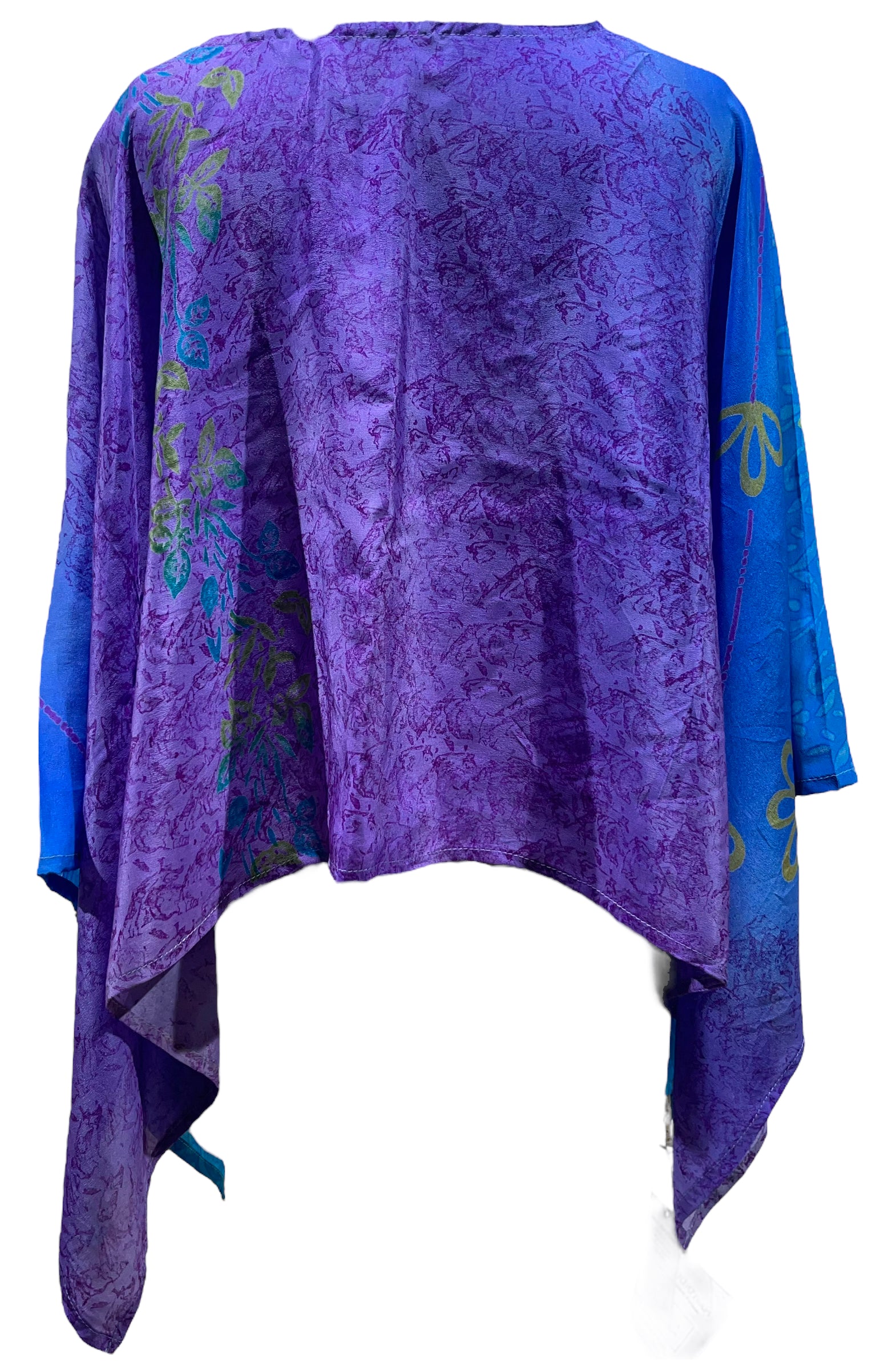 PRC5547 Pure Silk Wabi Sabi Capelet Poncho