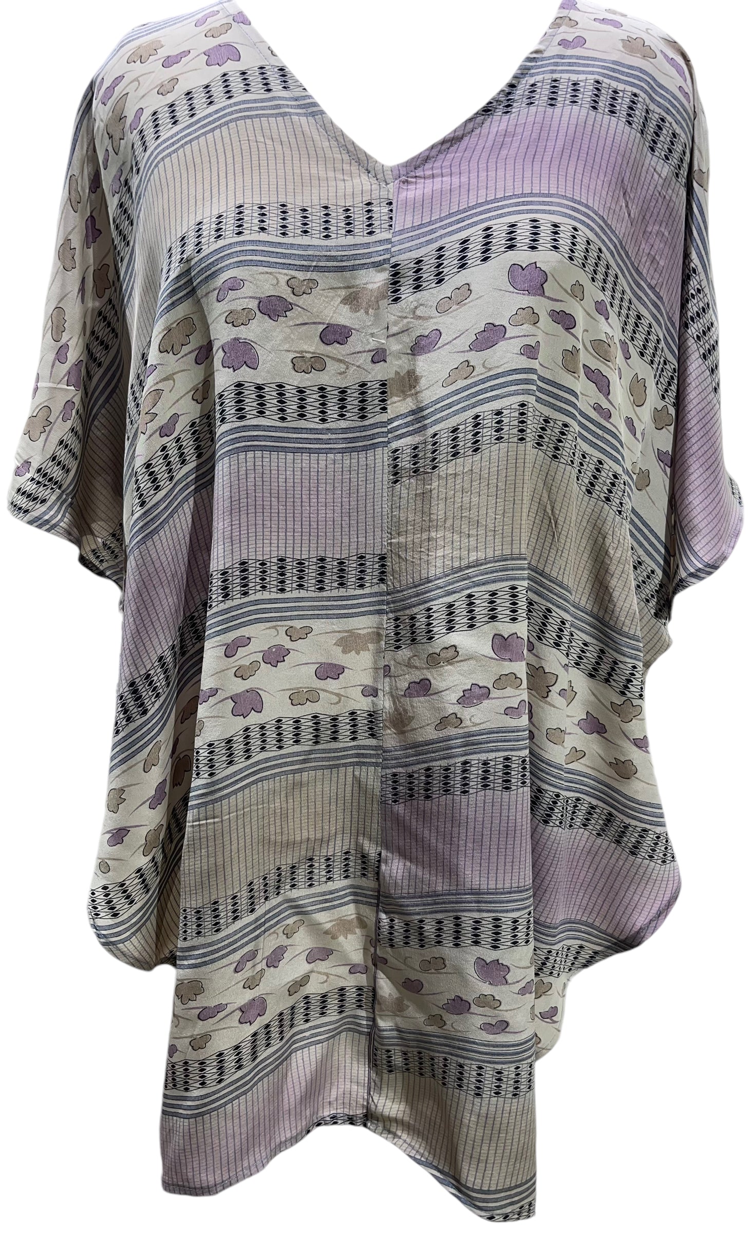 PRC5691 Wabi Sabi Pure Silk Waterfall Top