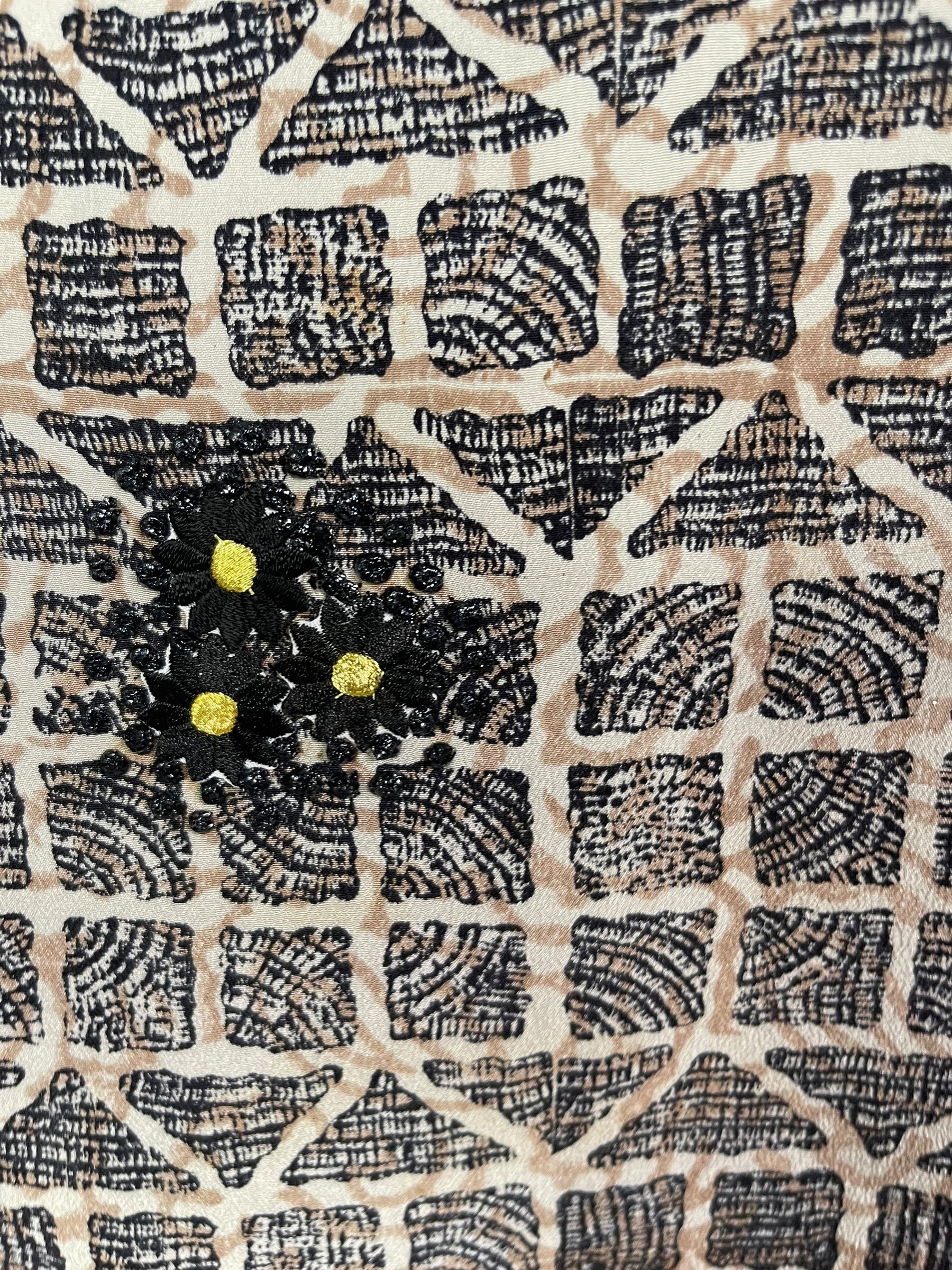 PRC6915 Avatar Pure Silk Kimono-Sleeved Jacket with Belt