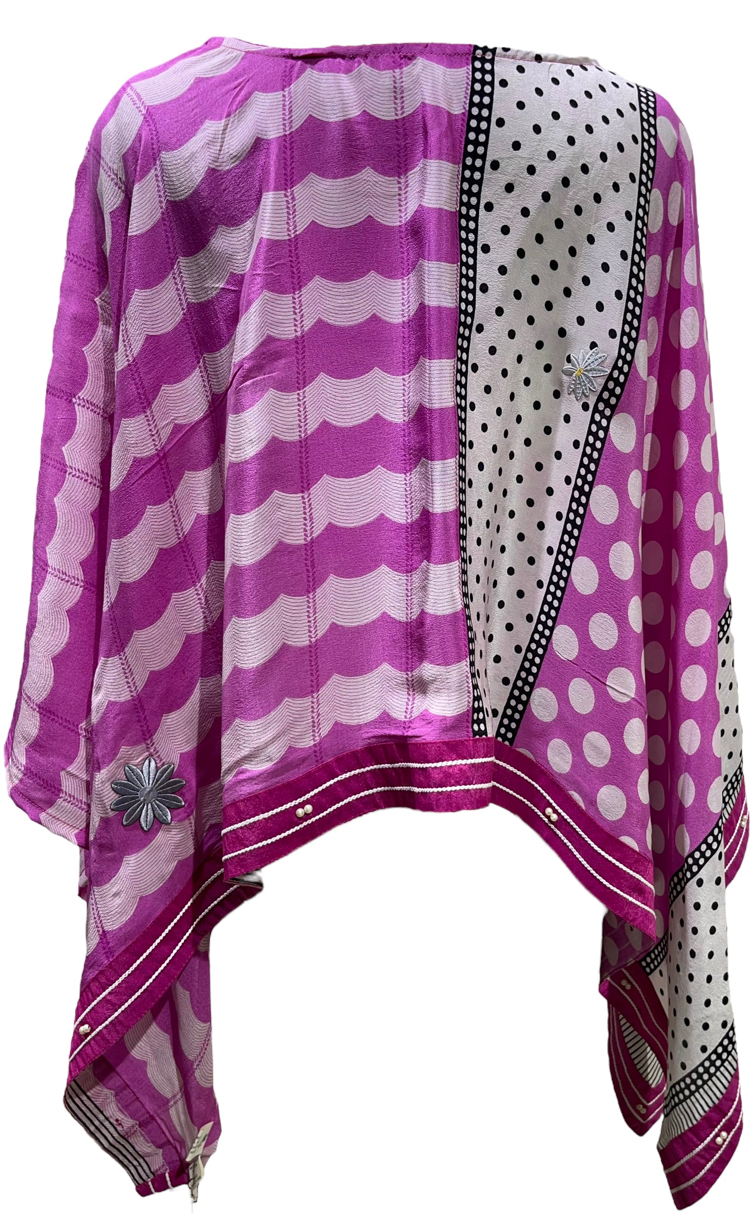 PRC5638 Avatar Pure Silk Capelet Poncho