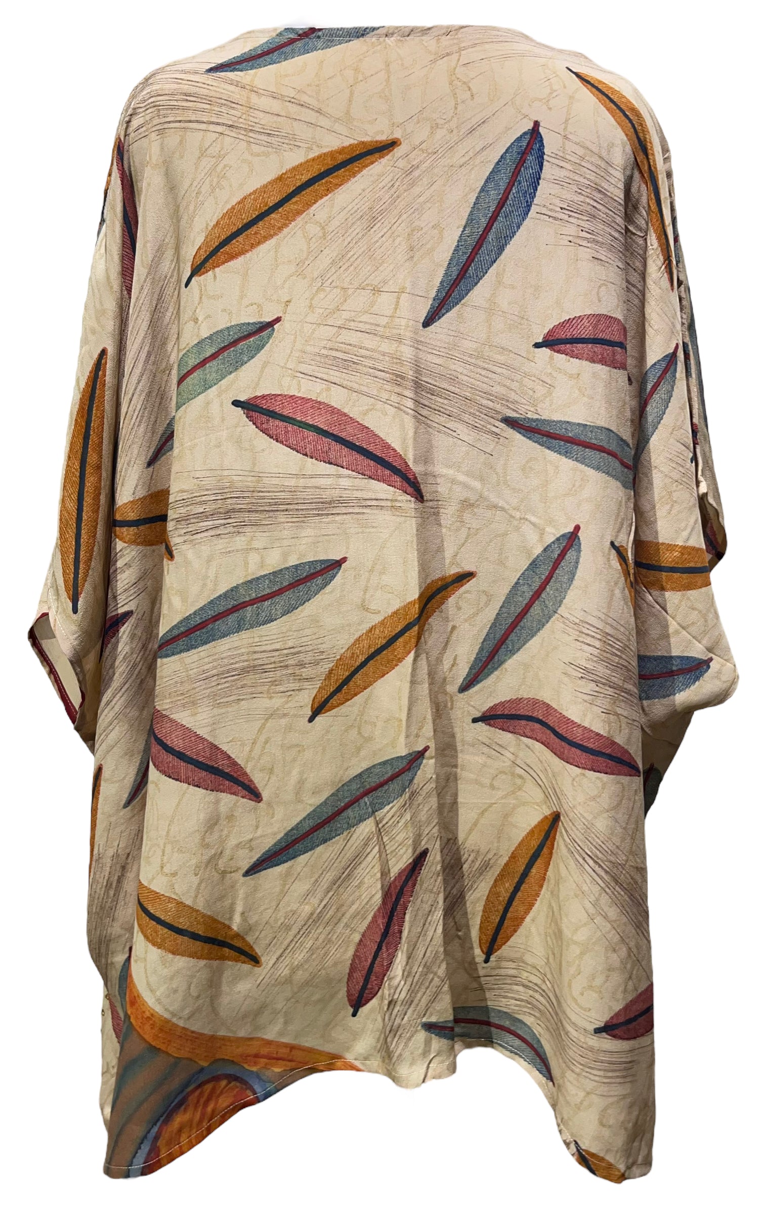 PRC5123 Avatar Pure Silk Short Kaftan Tunic