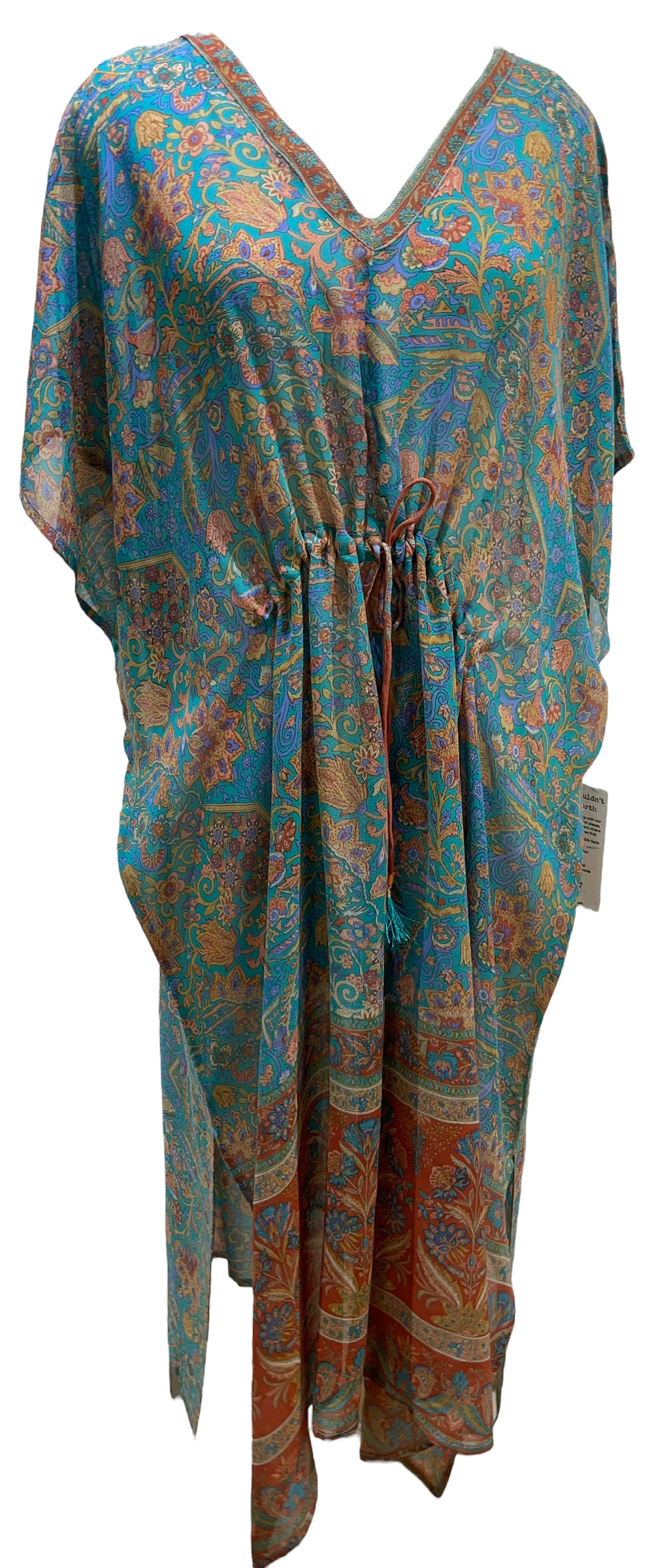 PRG5983 Sheer Avatar Pure Silk Maxi Kaftan