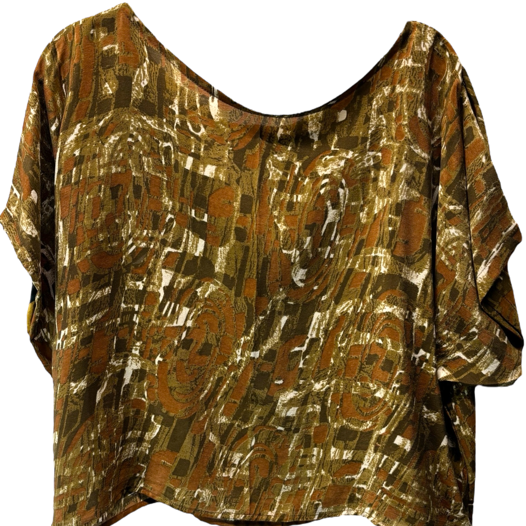 Sykes Avatar Pure Silk Boxy Top