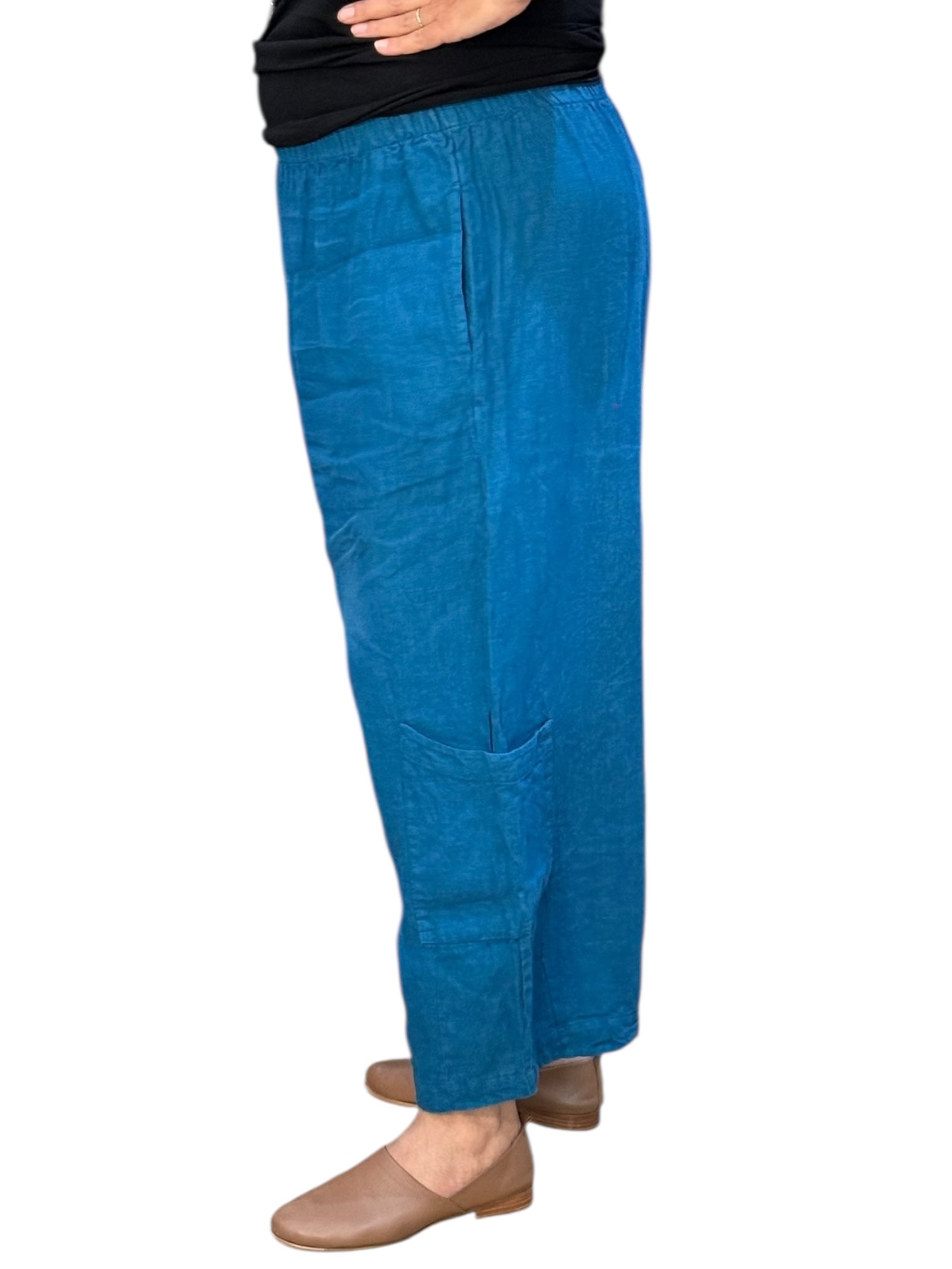 Demoiselle Spring 2026 Bryn Walker Linen Casbah Pants IN STOCK by Bryn Walker – Handmade ethical Pants from sariKNOTsari using upcycled silk. Designed in Canada for travel and slow fashion, loved from Toronto to LA to Sydney.
