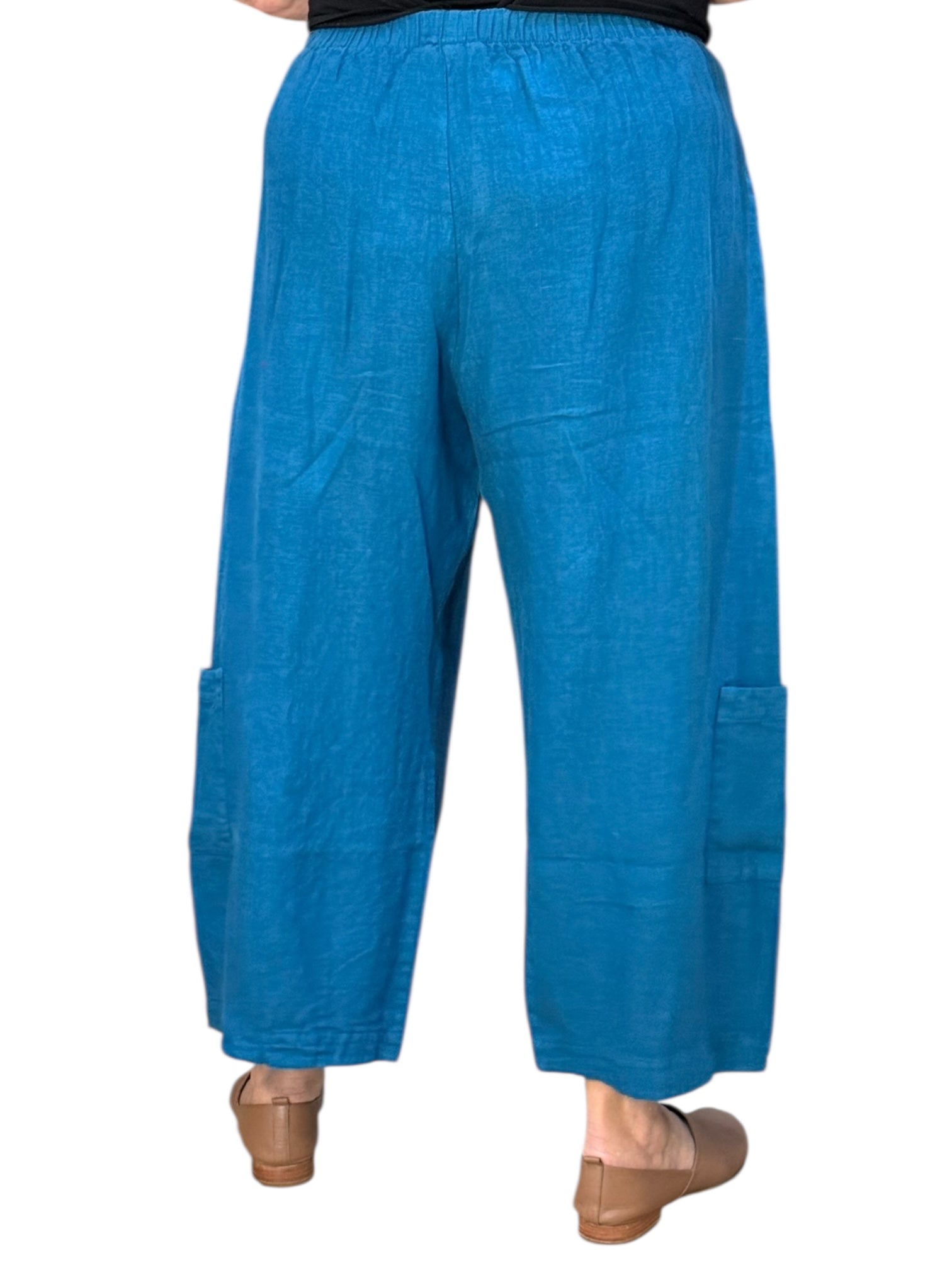 Demoiselle Spring 2026 Bryn Walker Linen Casbah Pants IN STOCK by Bryn Walker – Handmade ethical Pants from sariKNOTsari using upcycled silk. Designed in Canada for travel and slow fashion, loved from Toronto to LA to Sydney.