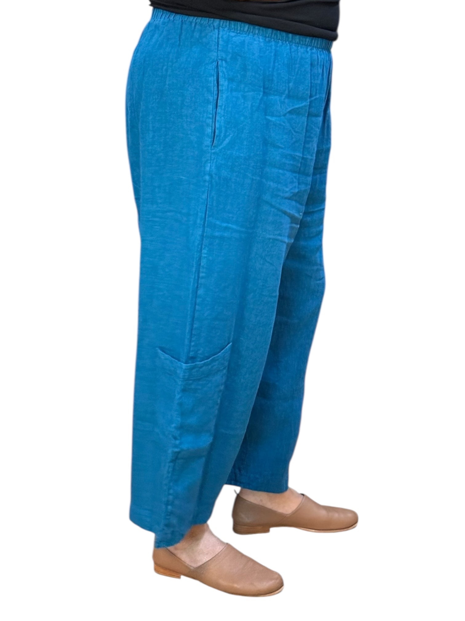 Demoiselle Spring 2026 Bryn Walker Linen Casbah Pants IN STOCK by Bryn Walker – Handmade ethical Pants from sariKNOTsari using upcycled silk. Designed in Canada for travel and slow fashion, loved from Toronto to LA to Sydney.