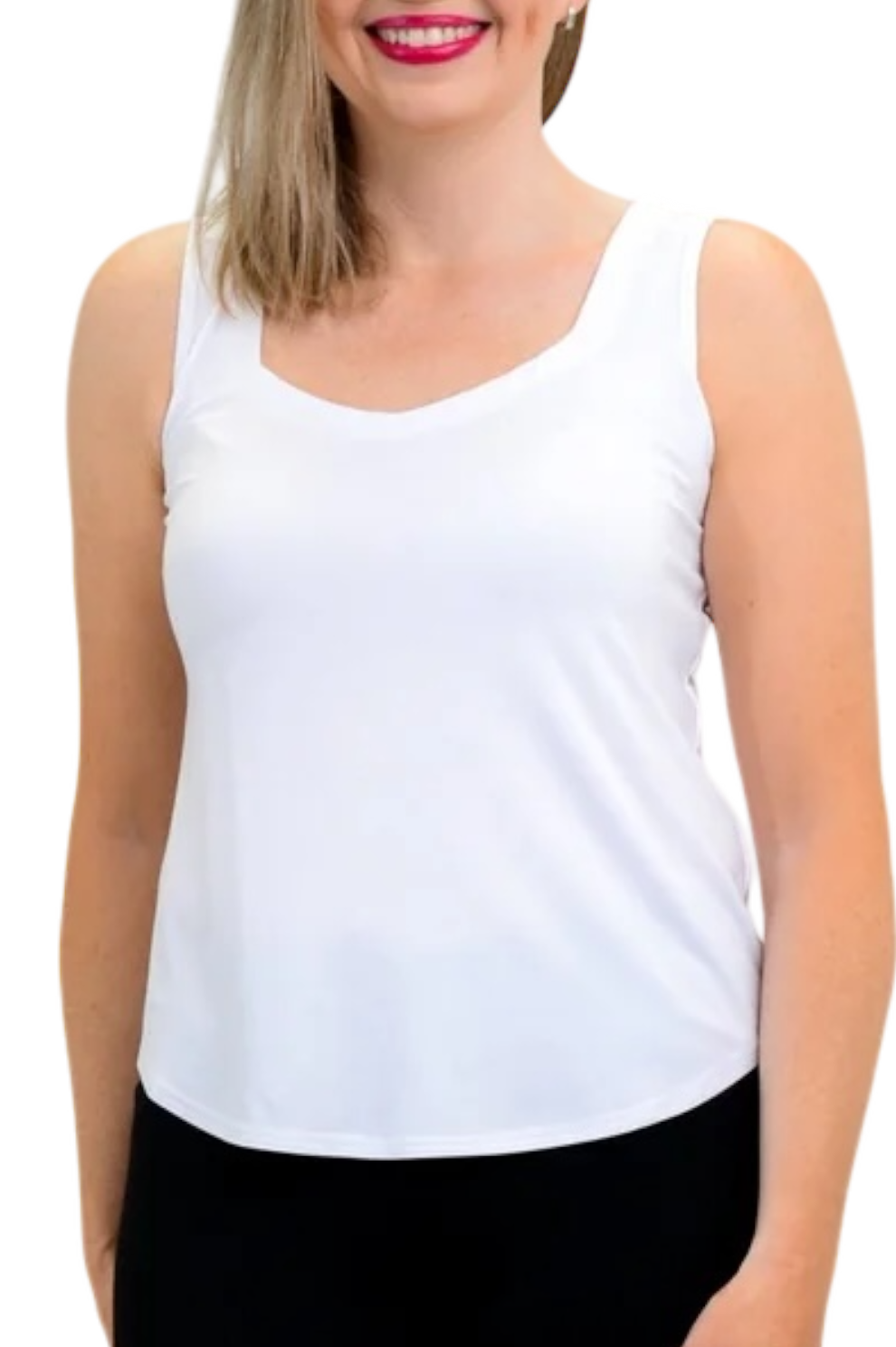 White Bamboo Ritzy Tank