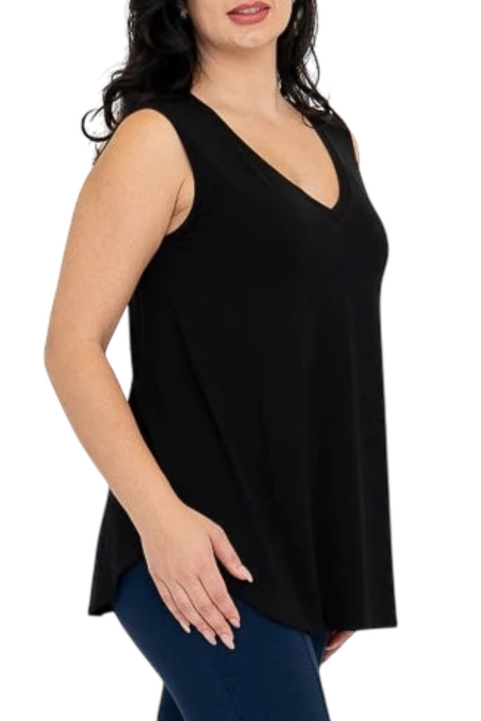 Black Bamboo Jackie Tank