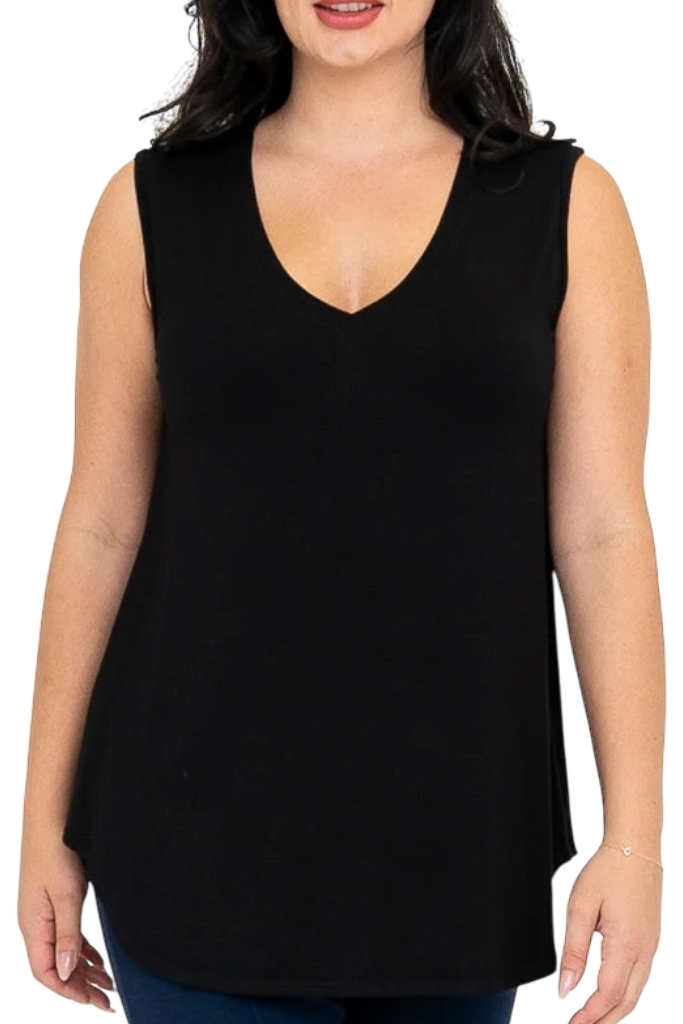 Black Bamboo Jackie Tank