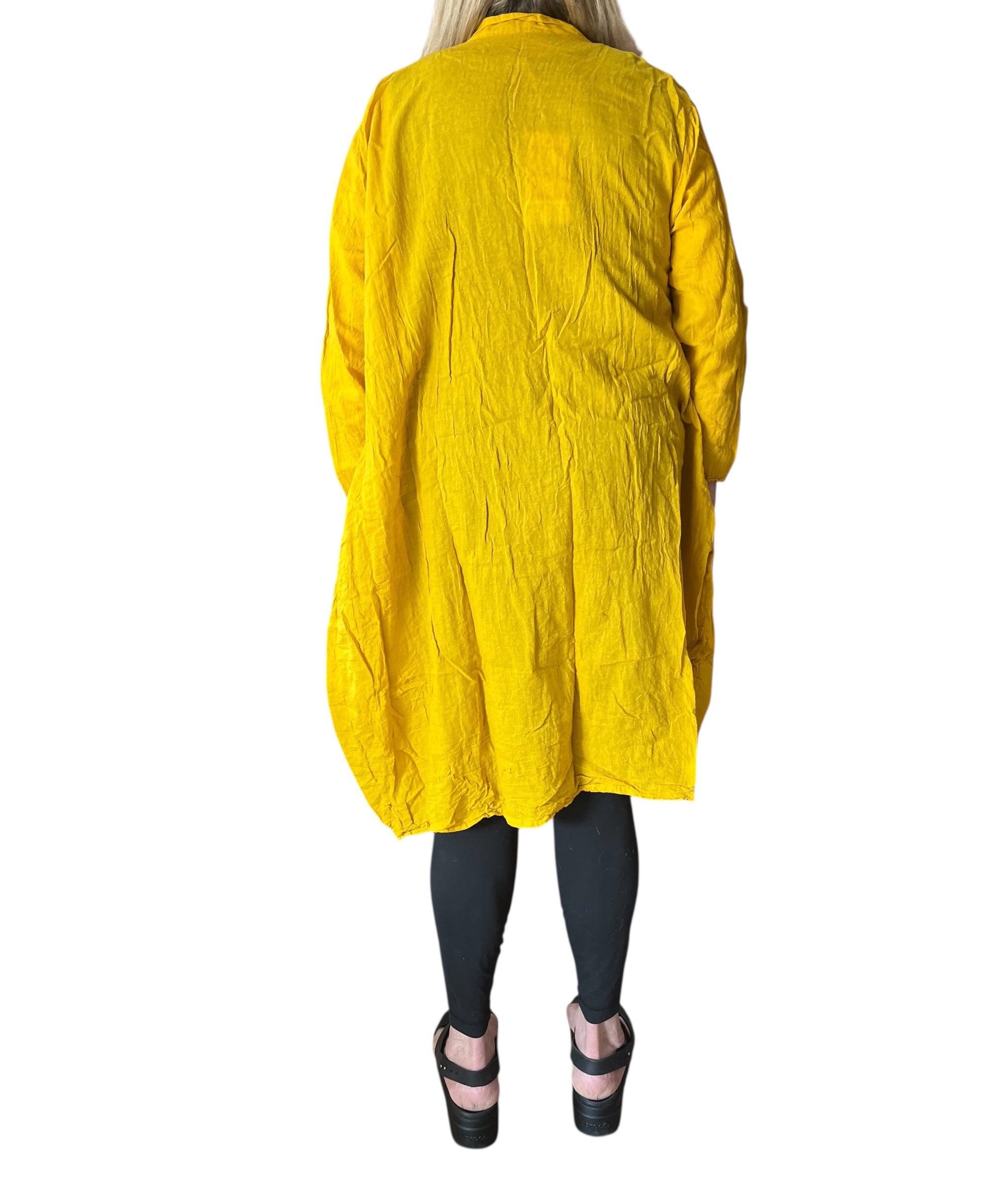 Sunflower Cotton Voile Cardigan - Full Length Sleeve