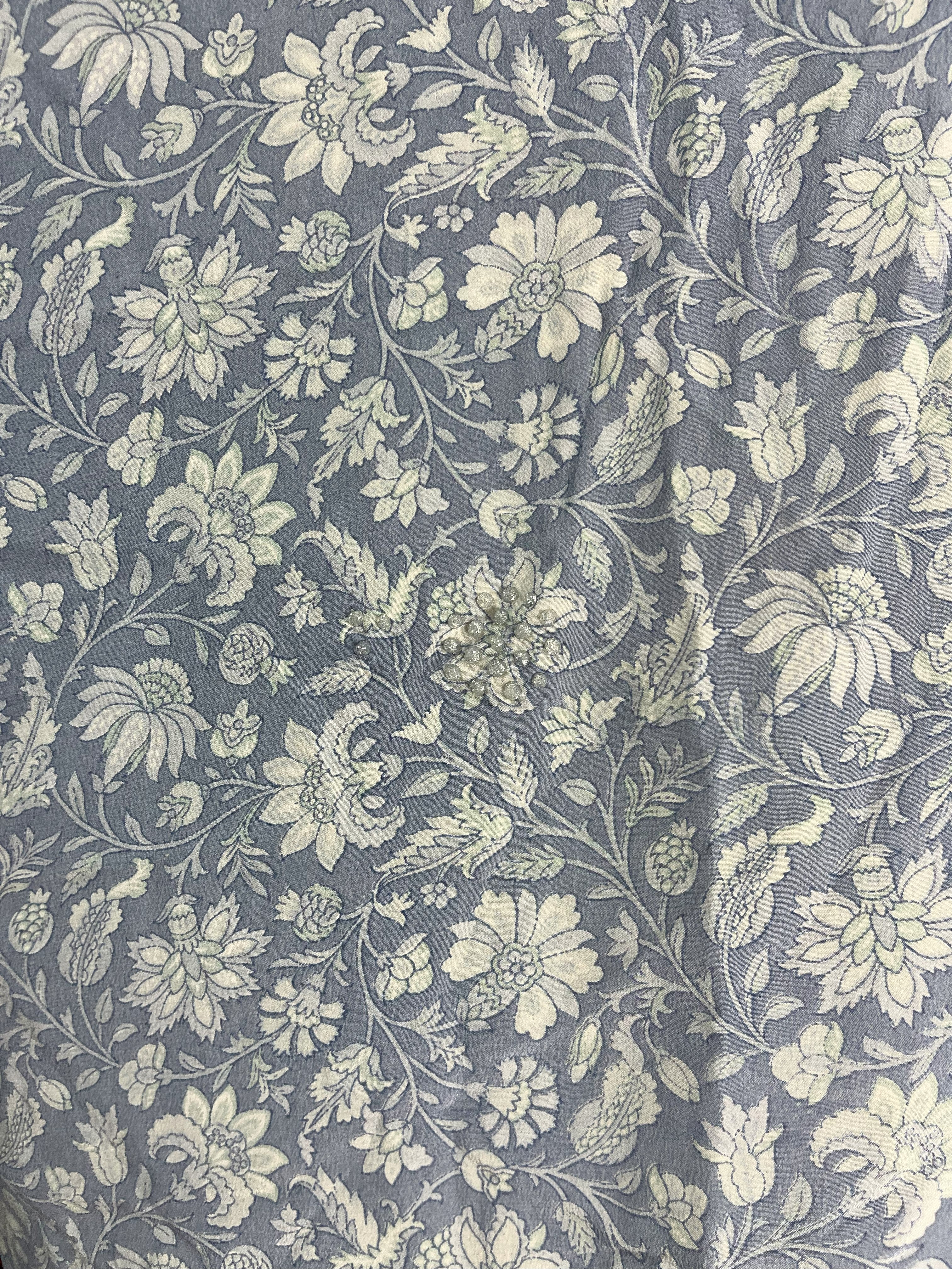 PRC6719 Wabi Sabi Pure Silk Side Slit Top