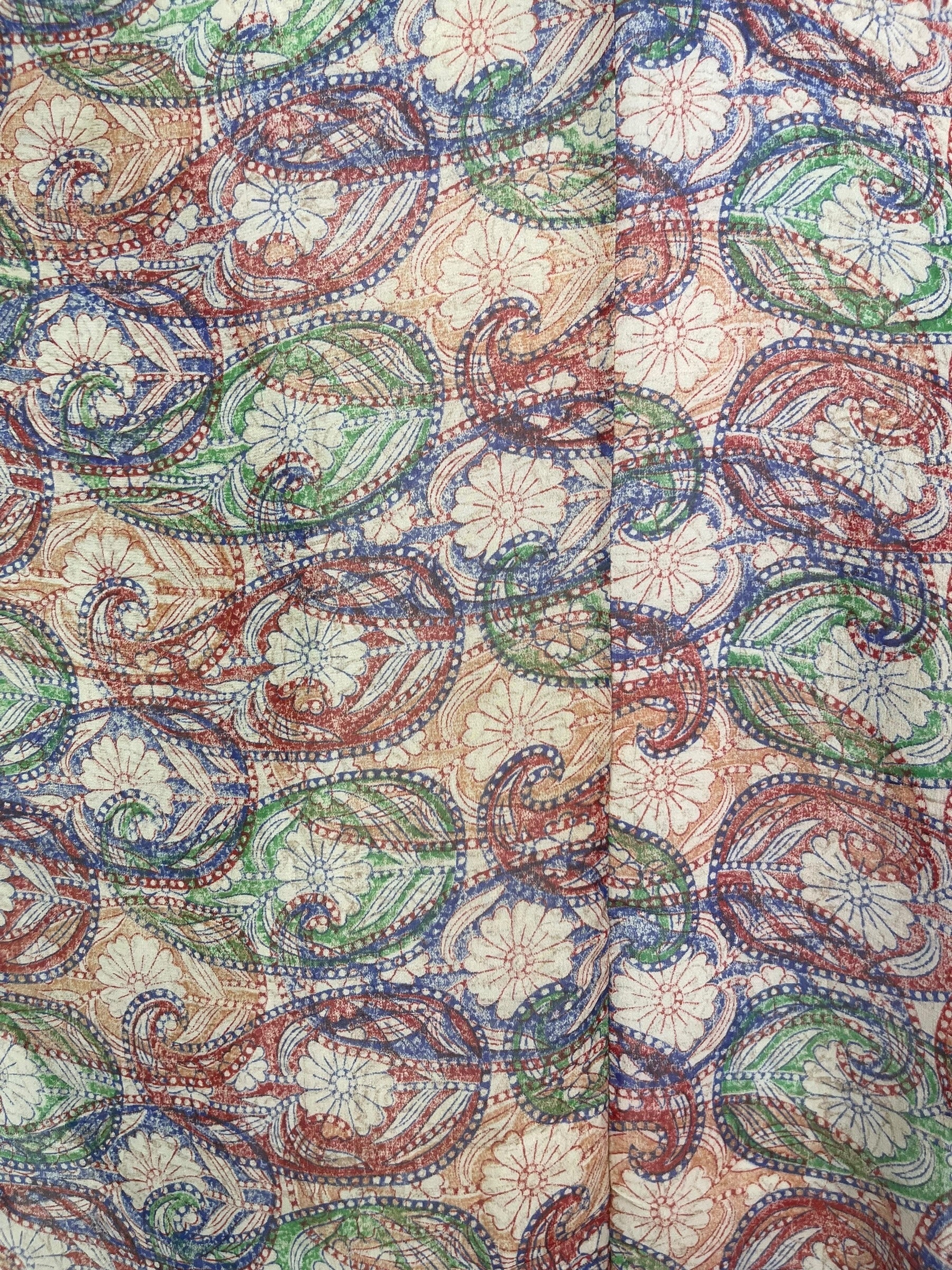 PRG8113 Sheer Avatar Pure Silk Waterfall Top