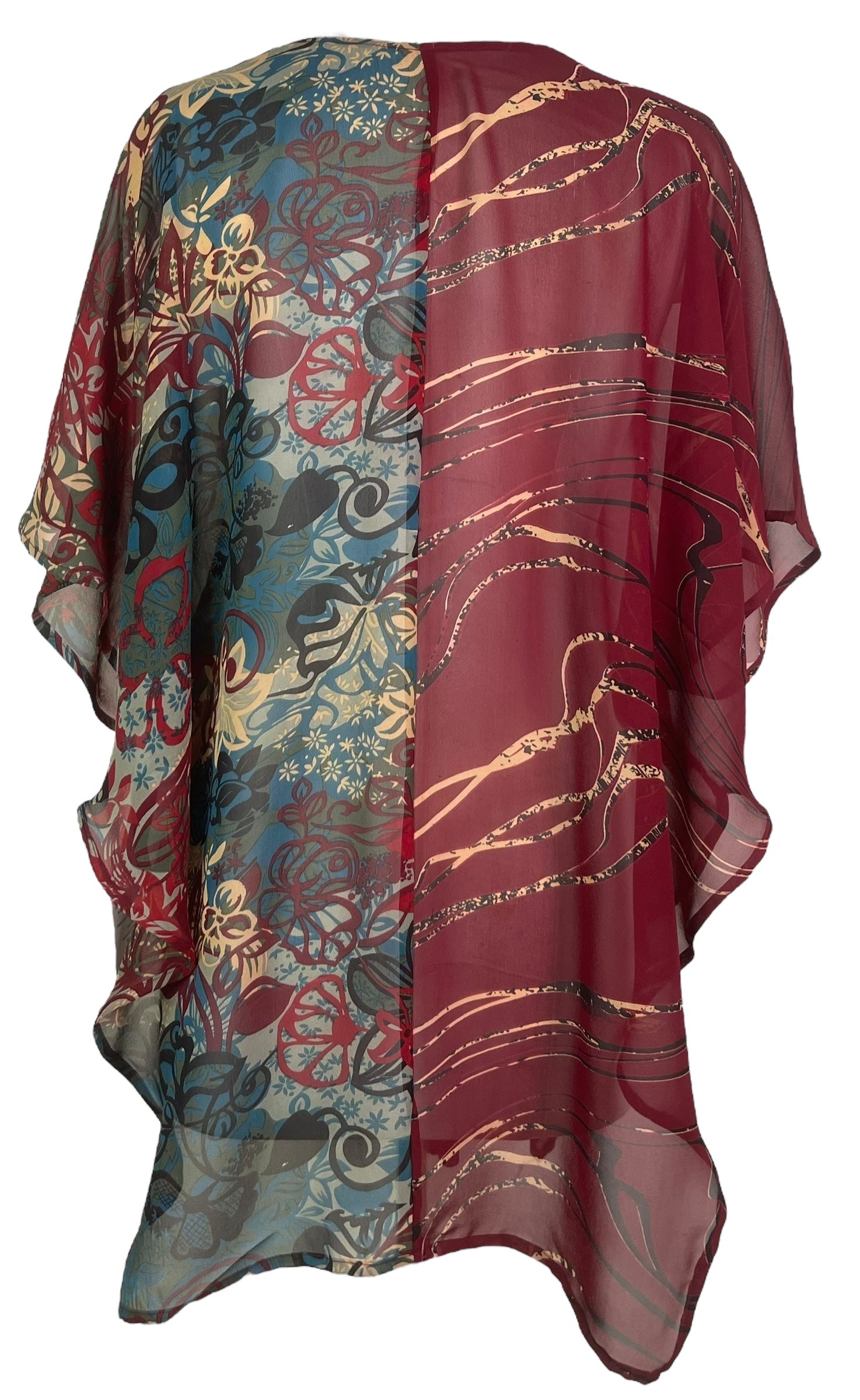 PREVIEW PRG8115 Sheer Avatar Pure Silk Waterfall Top