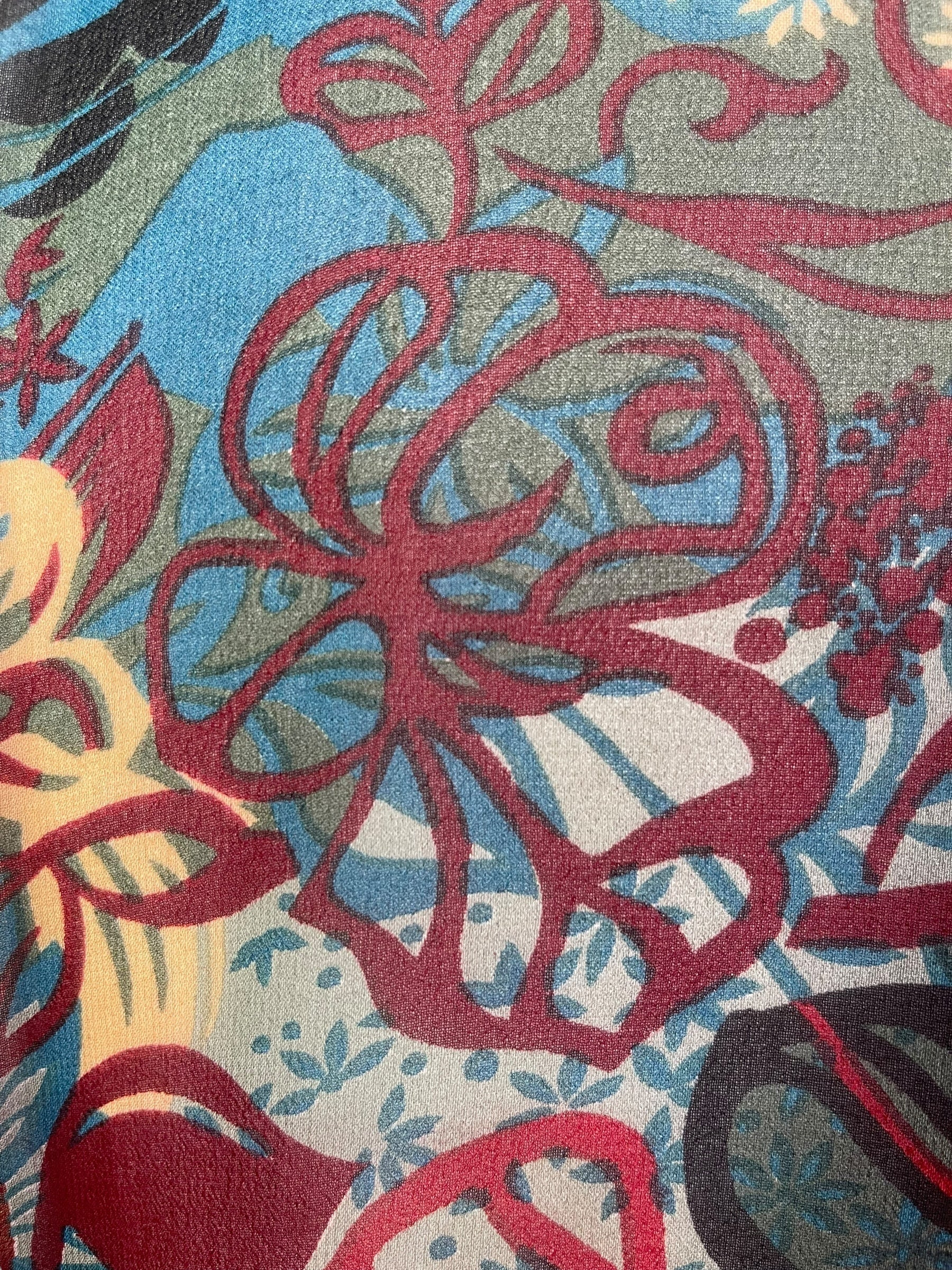 PRG8115 Sheer Avatar Pure Silk Waterfall Top