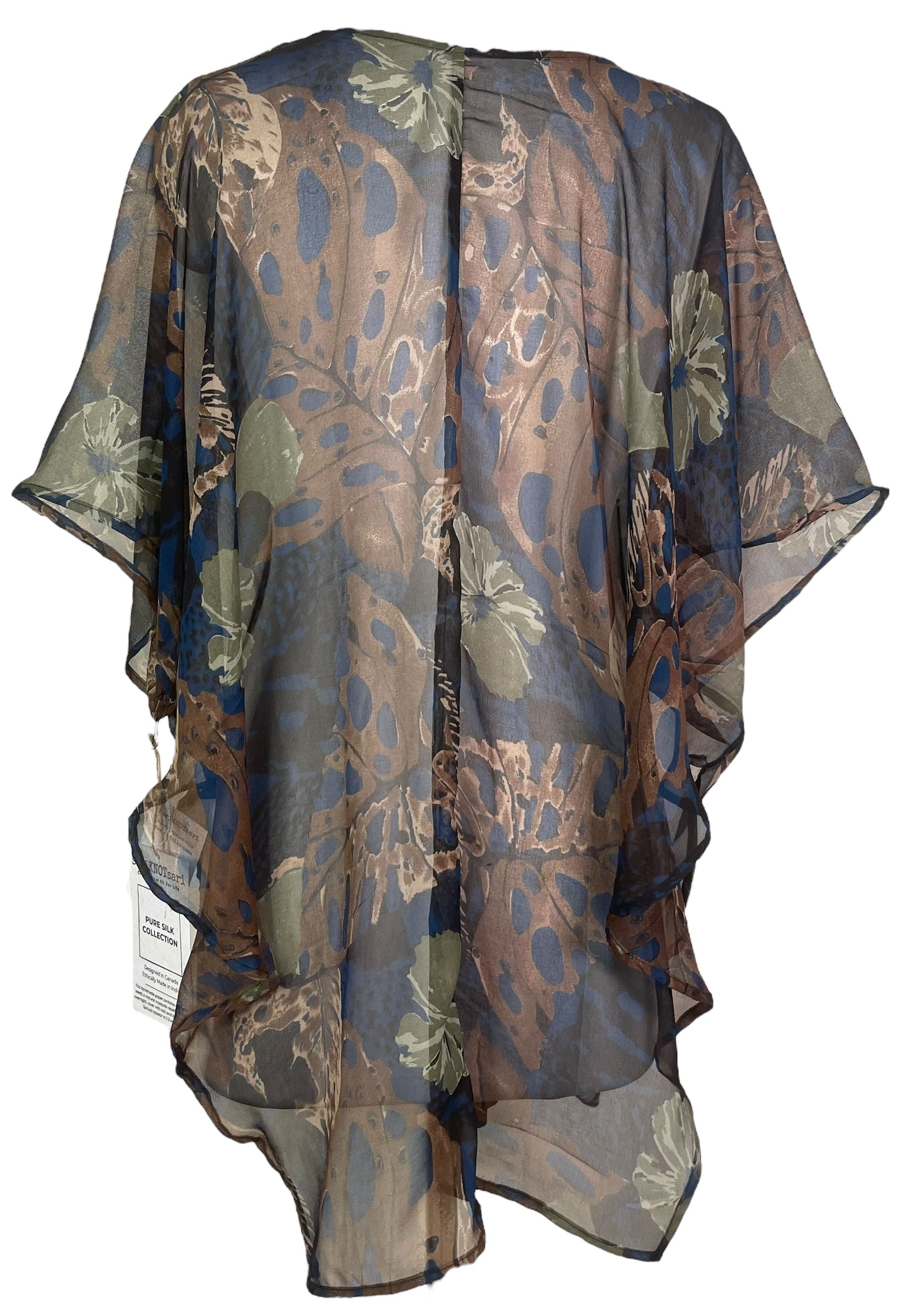 PREVIEW PRG8112 Sheer Avatar Pure Silk Waterfall Top