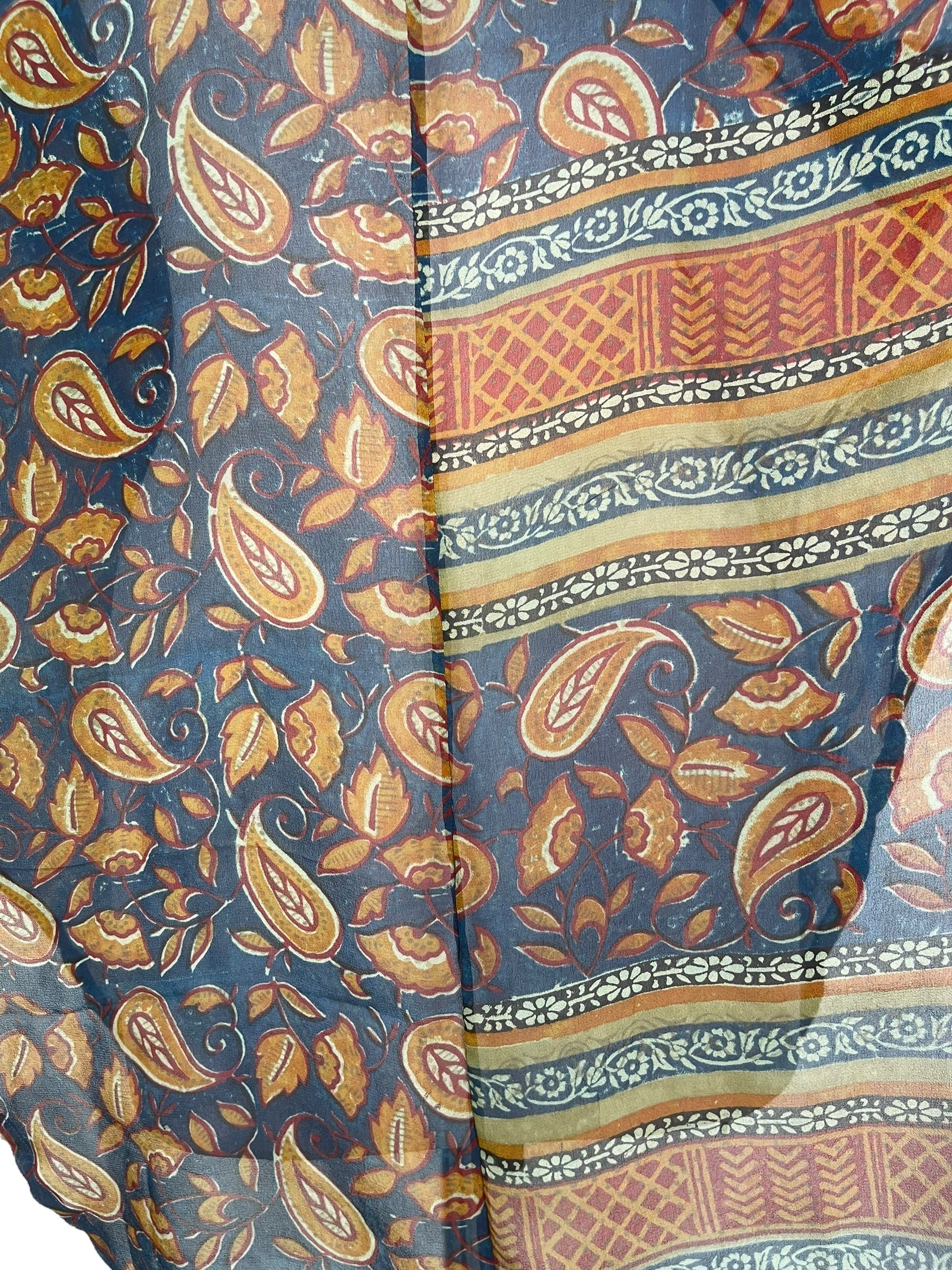 PRG8107 Sheer Avatar Pure Silk Waterfall Top