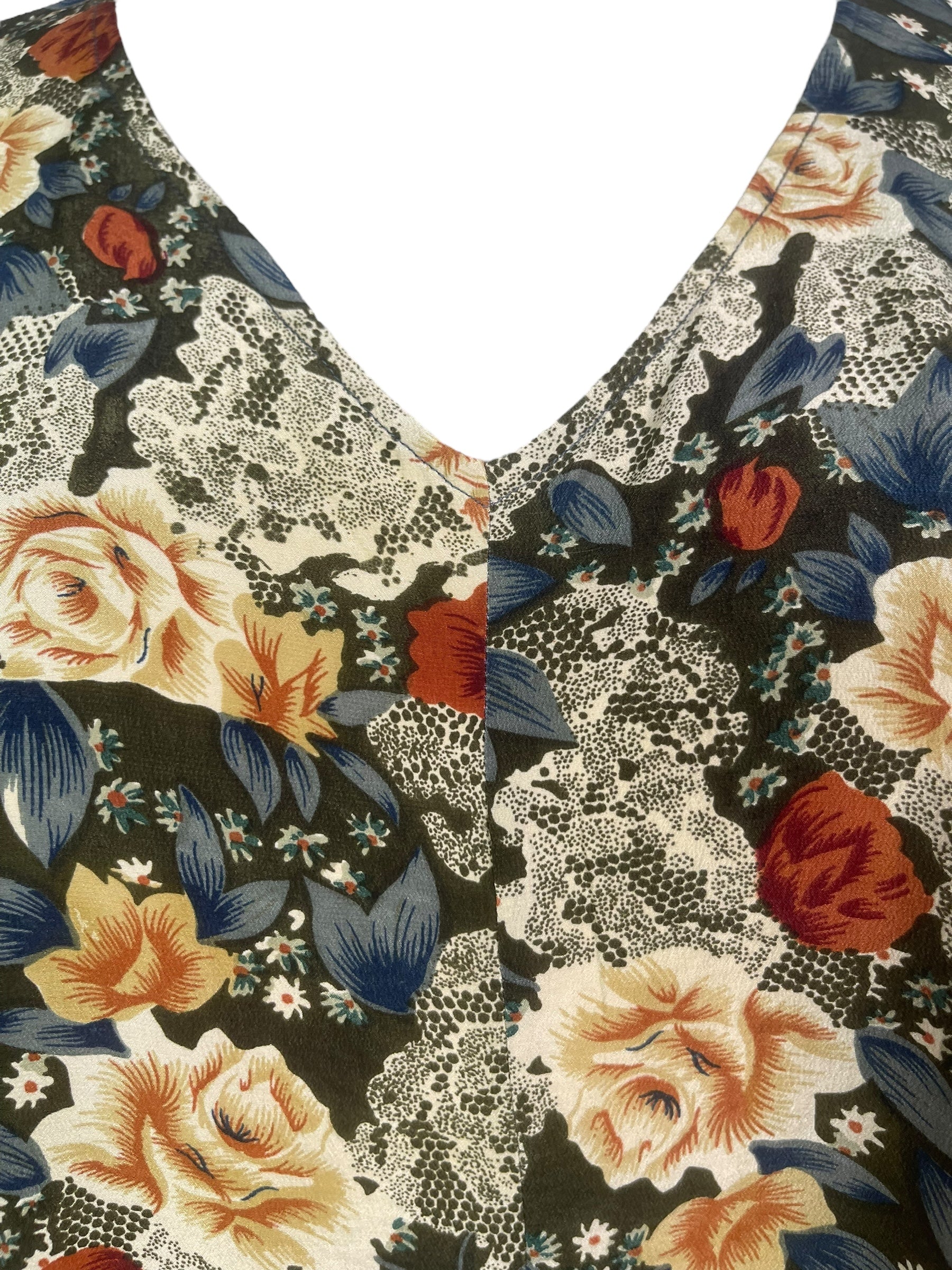 PRC8091 Avatar Pure Silk Waterfall Top