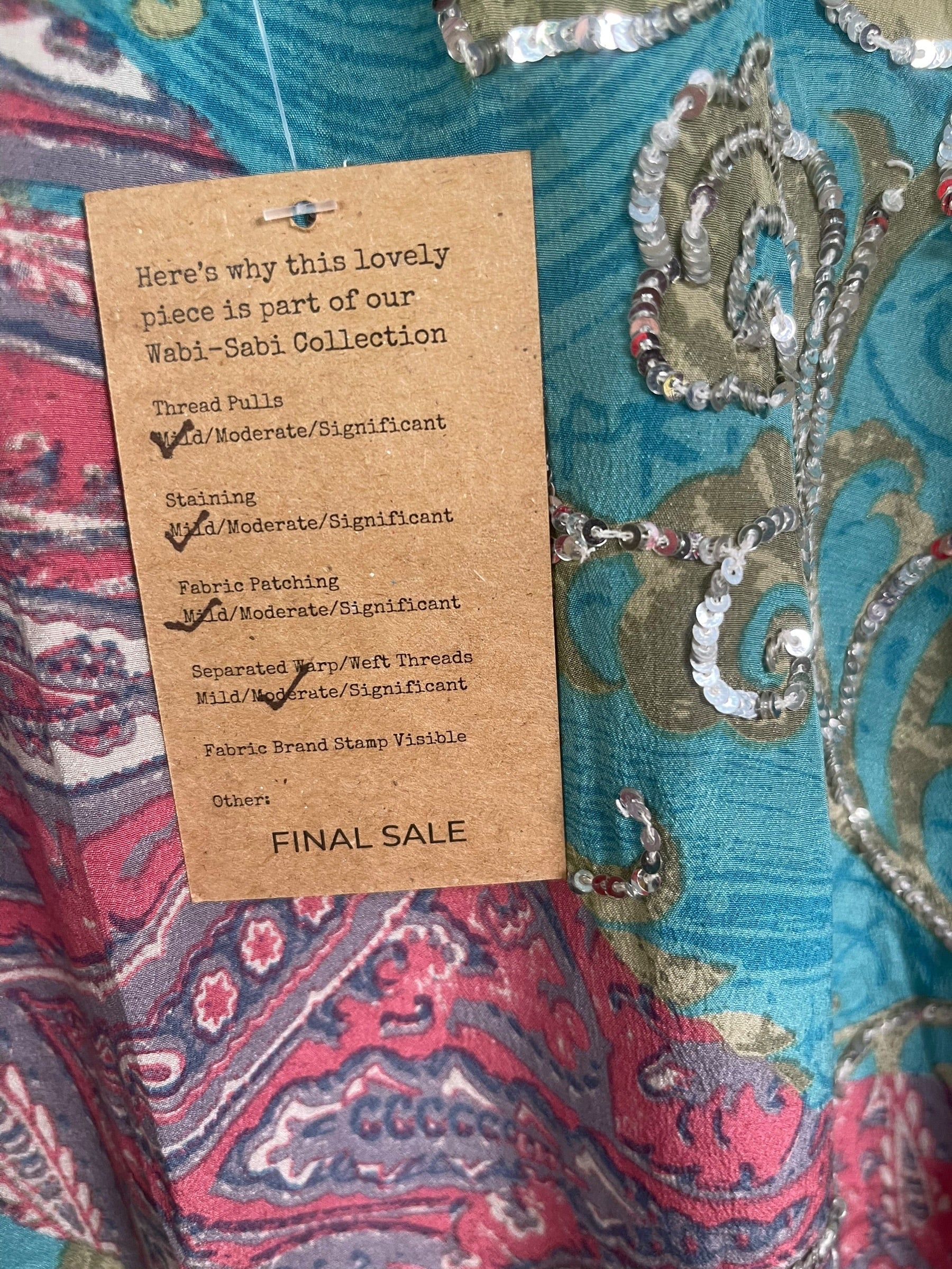 Releases Sunday at 8pm EST PRC8875  Wabi Sabi Pure Silk Midi Length Kaftan