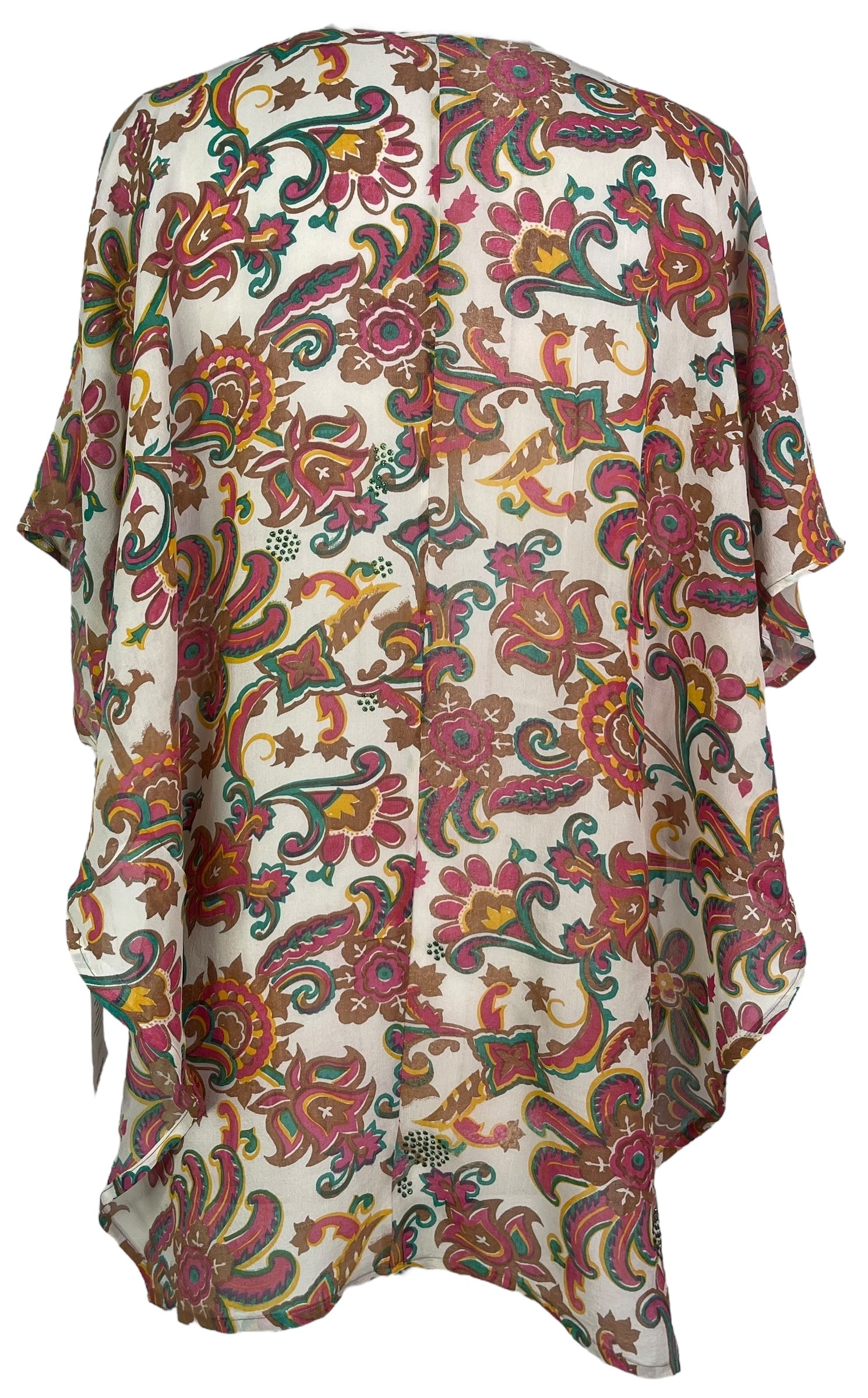 MARKETING PRG8149 Sheer Avatar Pure Silk Waterfall Top by FEBRUARY2026 – Handmade ethical Waterfall Top from sariKNOTsari using upcycled silk. Designed in Canada for travel and slow fashion, loved from Toronto to LA to Sydney.