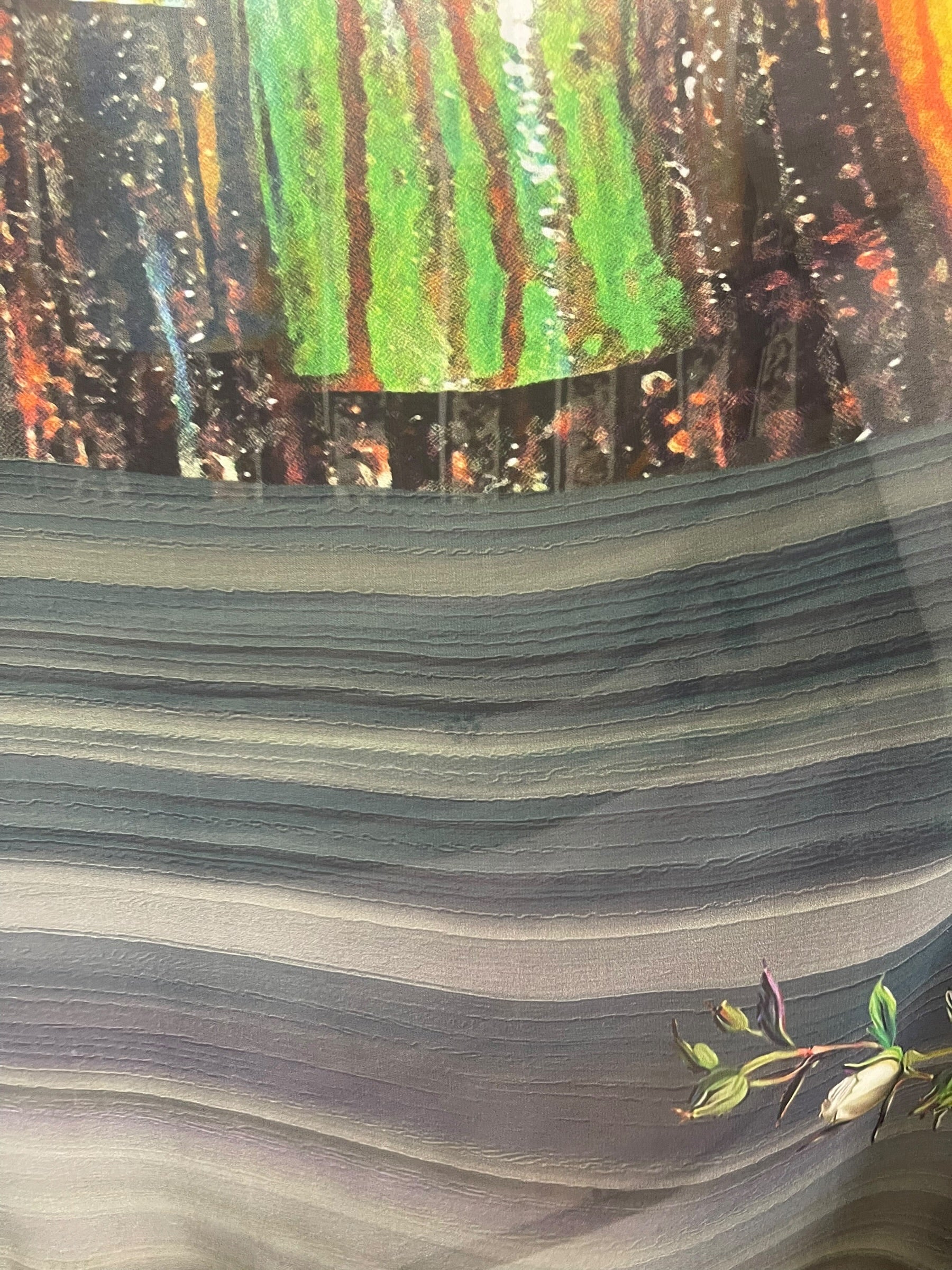 Releases Sunday at 8pm EST PRG9019 Sheer Avatar Pure Silk Kimono-Sleeved Top