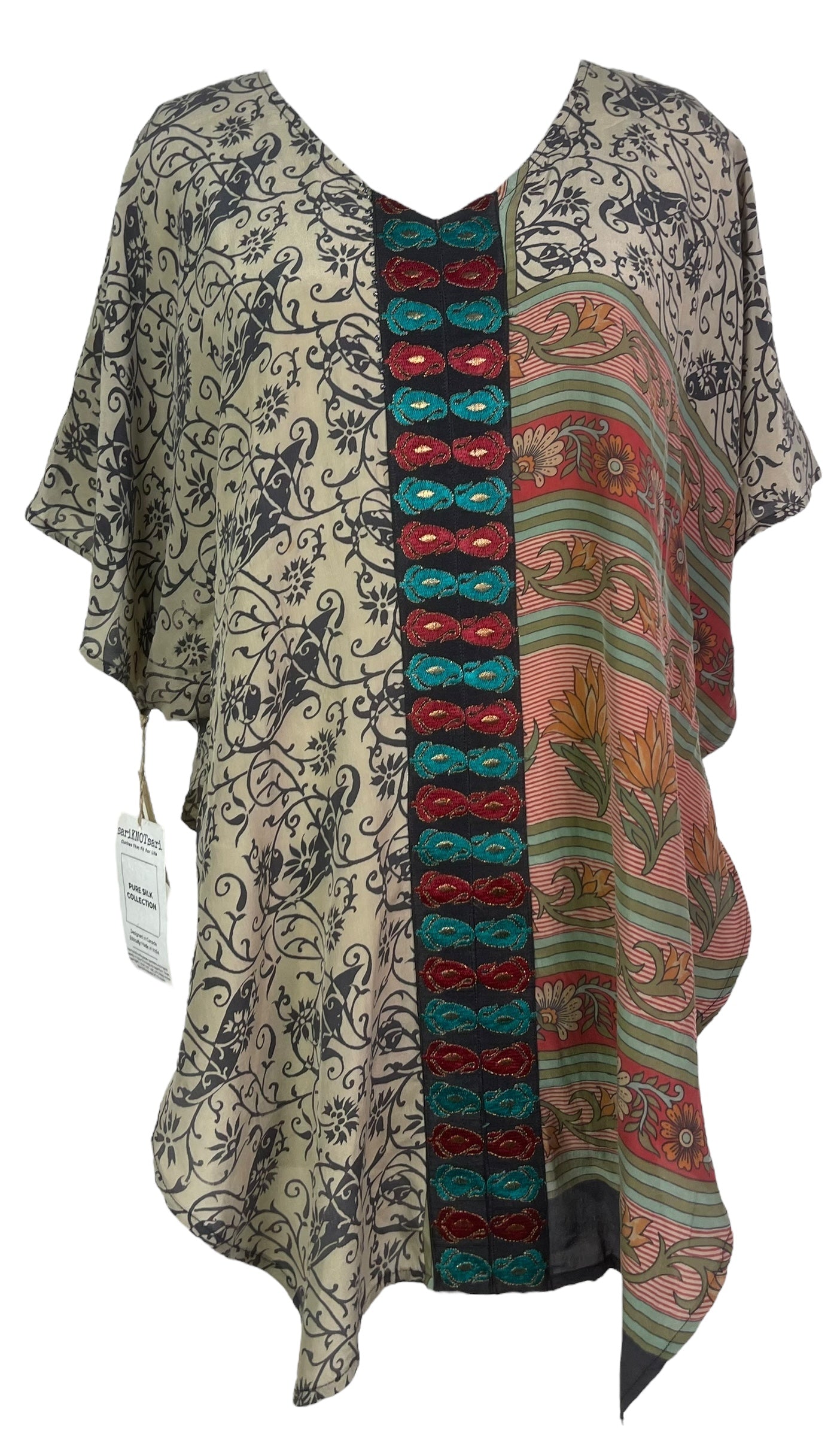 PREVIEW PRC6859 Wabi Sabi Pure Silk Waterfall Top