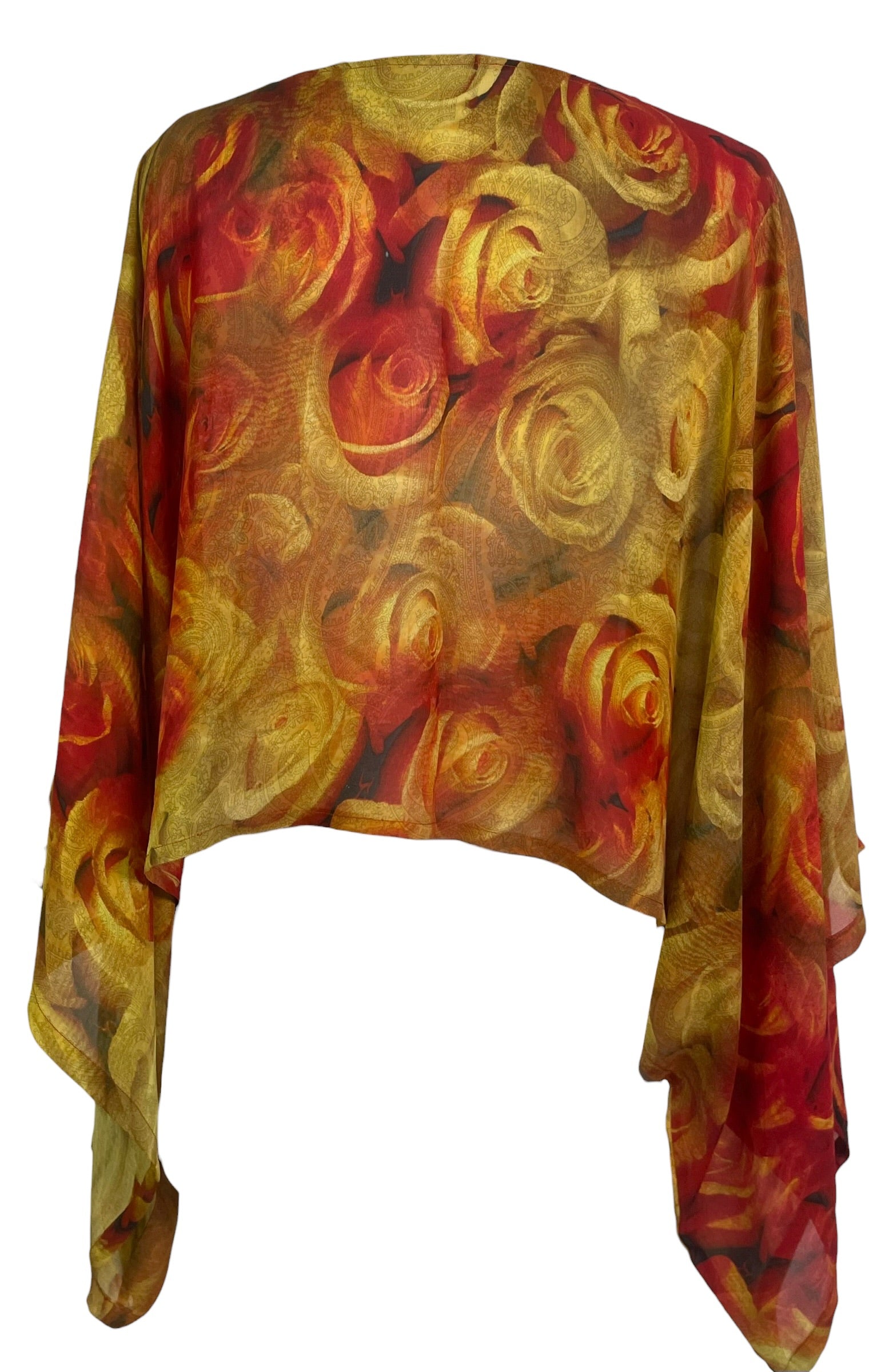Releases Sunday at 8pm EST  PRG9024 Sheer Avatar Pure Silk Kimono-Sleeved Top