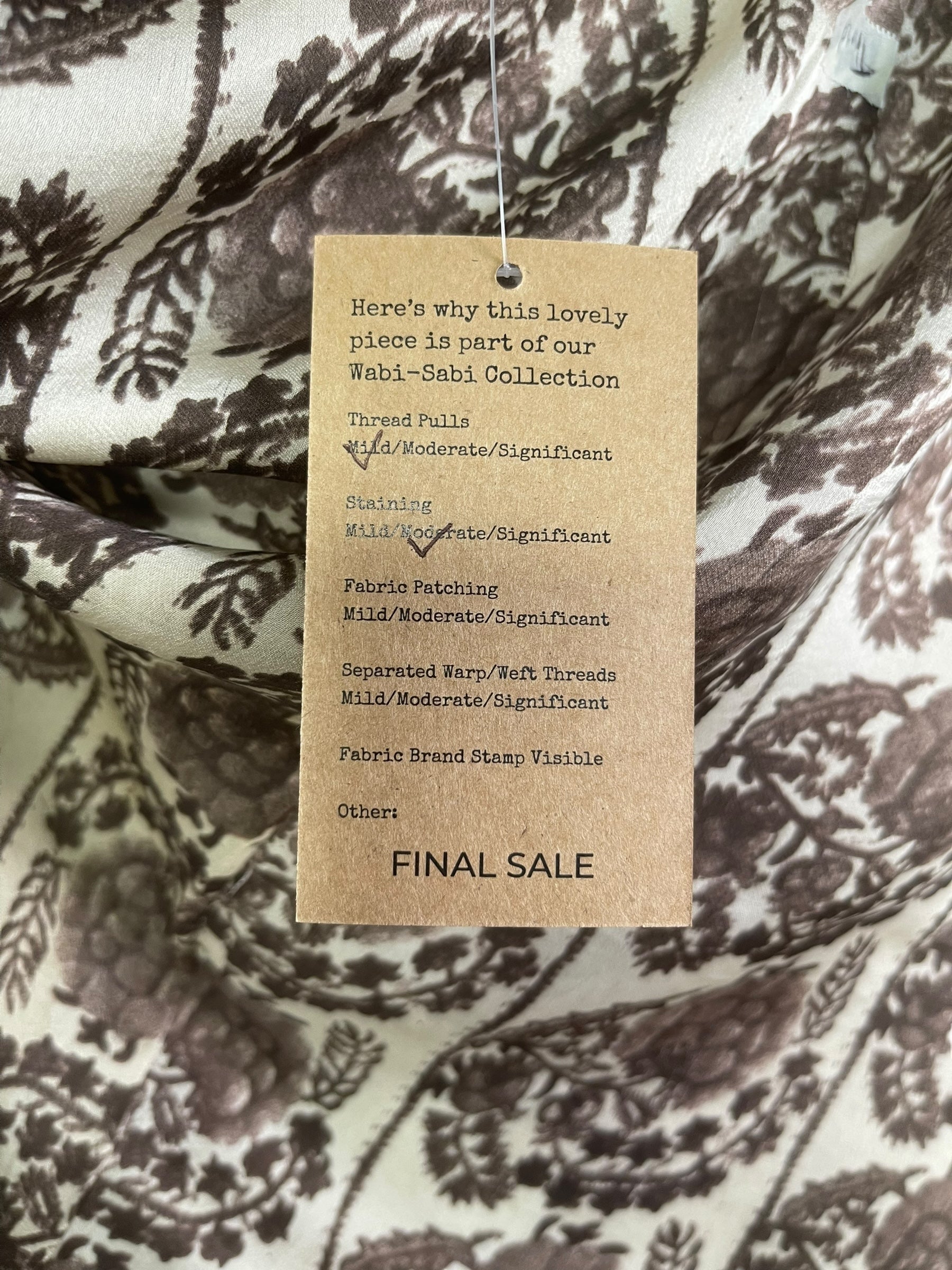 PRS8156 Wabi Sabi Pure Silk Satin Waterfall Top