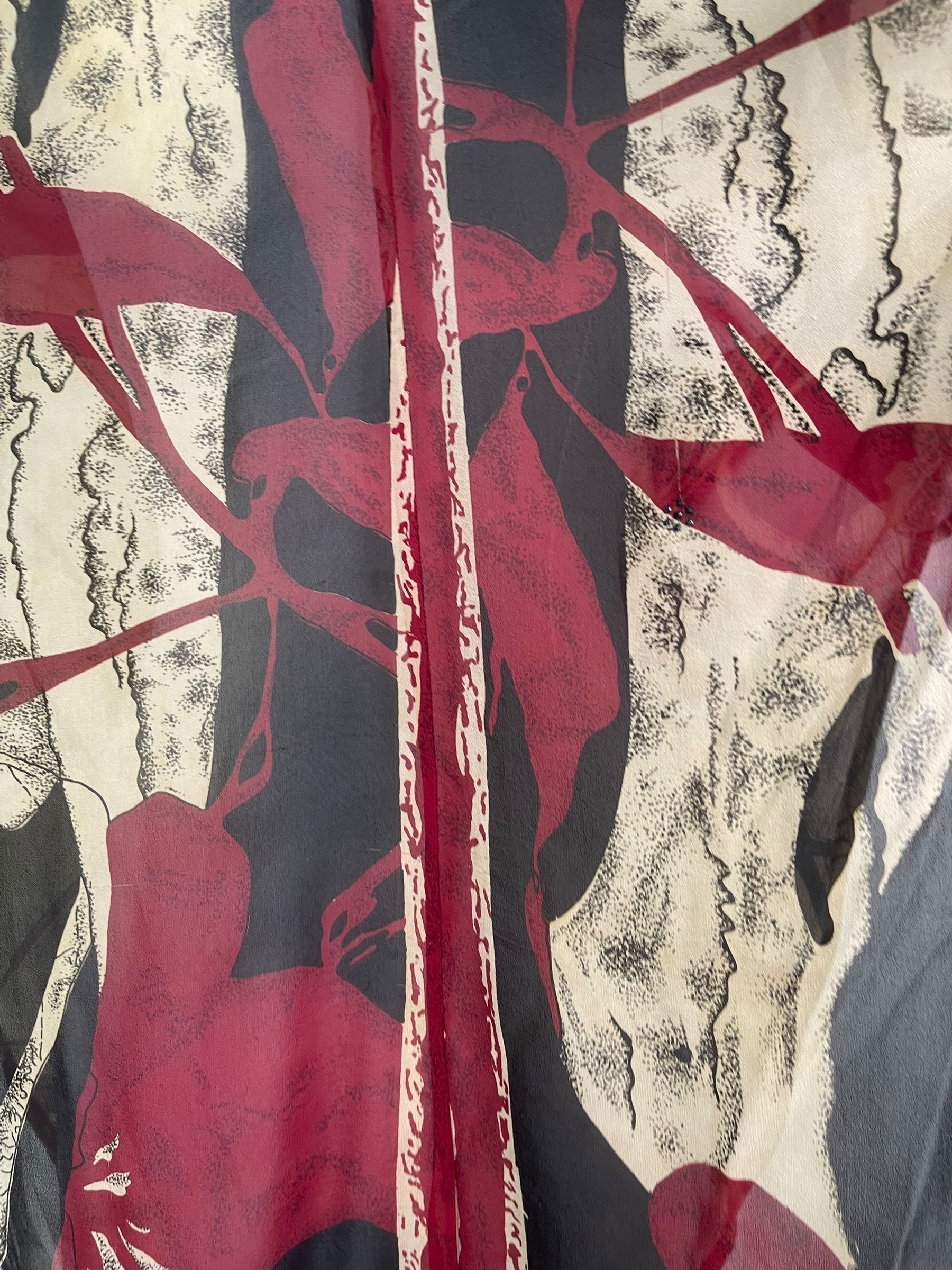 PREVIEW PRG8103  Sheer Wabi Sabi Pure Silk Waterfall Top