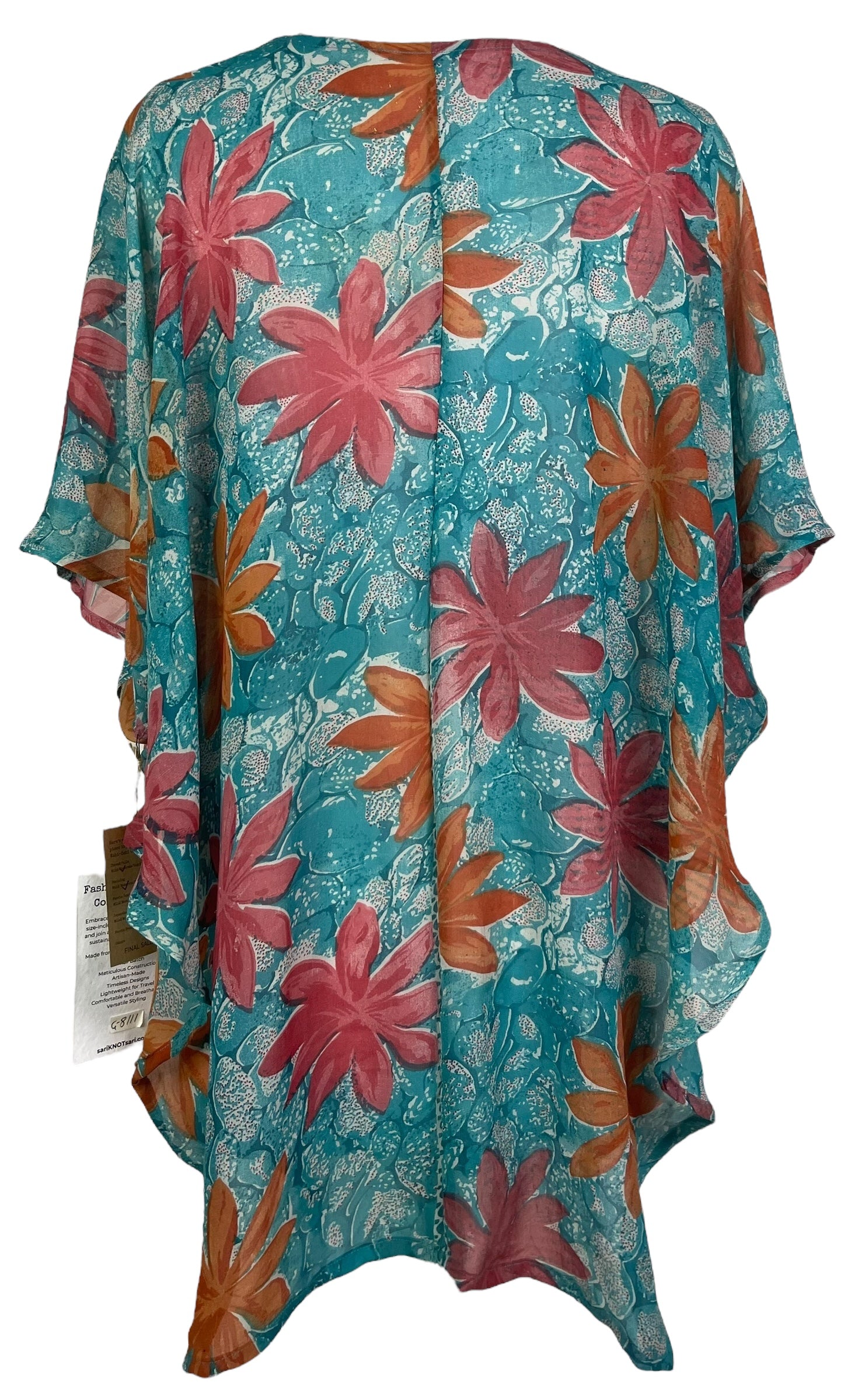 PREVIEW PRG8111 Sheer Wabi Sabi Pure Silk Waterfall Top