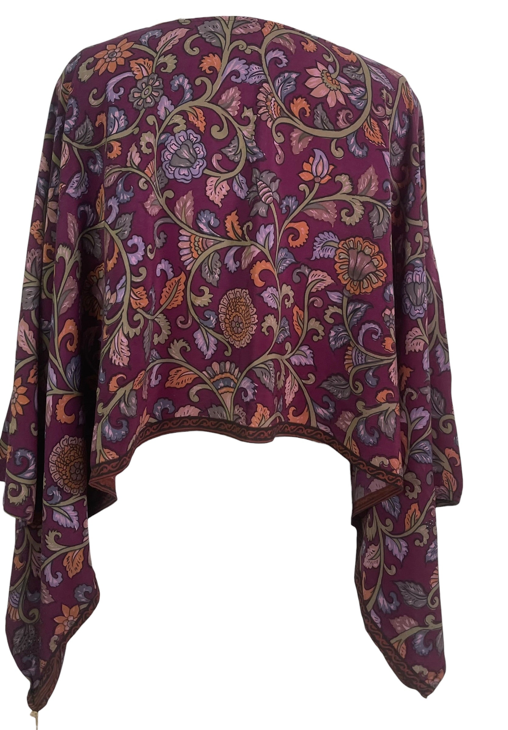 Releases Sunday at 8pm EST PRC9003 Wabi Sabi Pure Silk Kimono-Sleeved Top