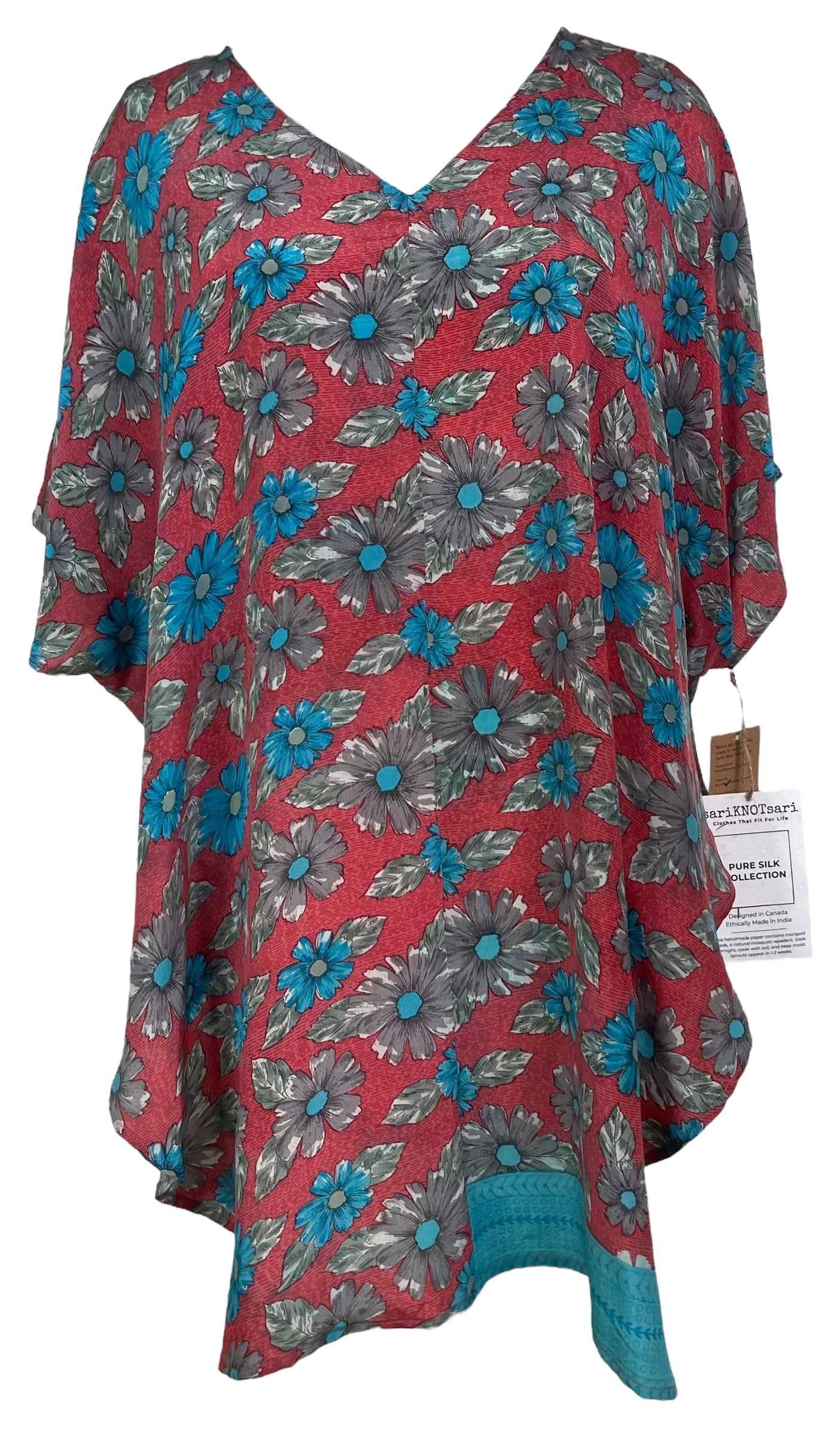 PRC8071 Wabi Sabi Pure Silk Waterfall Top
